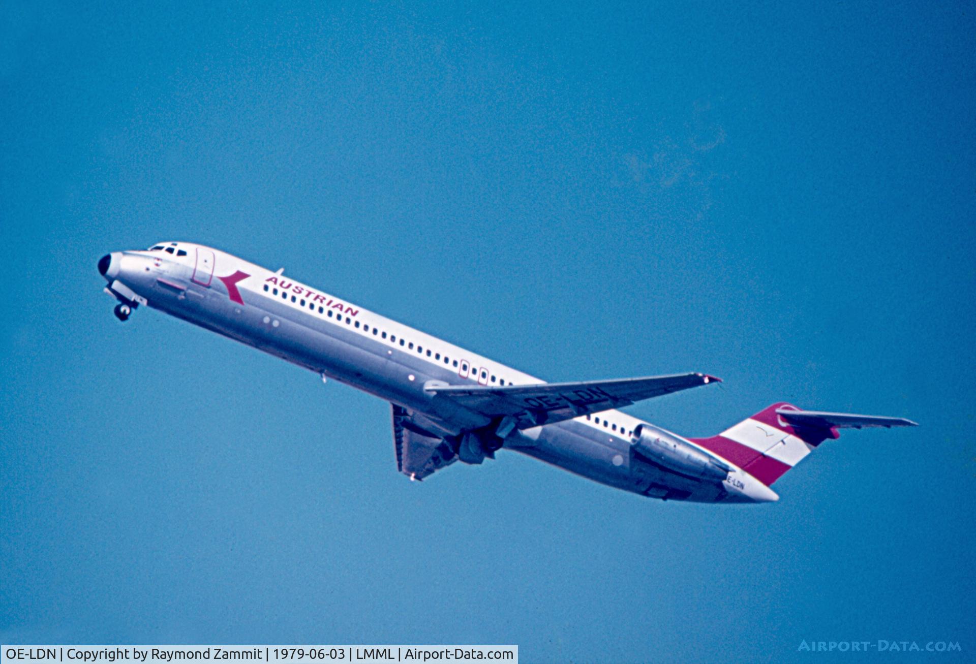 OE-LDN, 1977 McDonnell Douglas DC-9-51 C/N 47735, DC9 OE-LDN Austrian Airlines