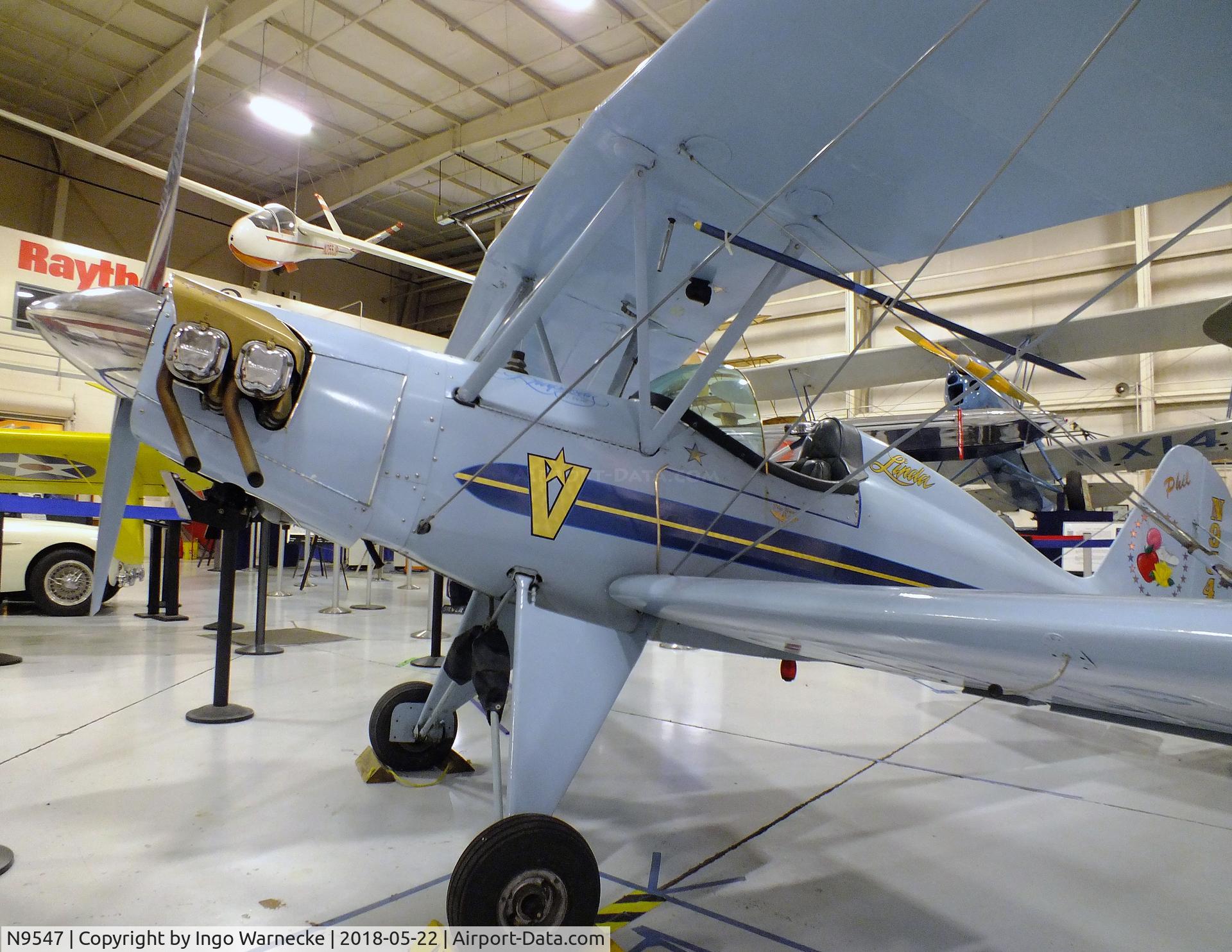 N9547, 1985 Stolp SA-900 V-Star C/N 39, Stolp (Smith, Linda E) SA-900 V-Star at the Aviation Museum of Kentucky, Lexington KY