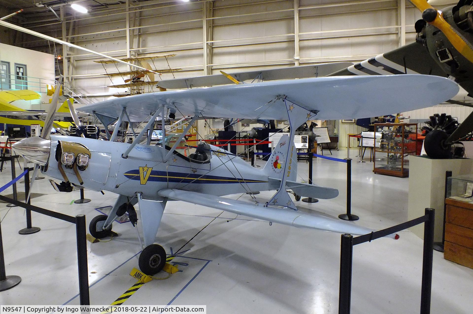 N9547, 1985 Stolp SA-900 V-Star C/N 39, Stolp (Smith, Linda E) SA-900 V-Star at the Aviation Museum of Kentucky, Lexington KY