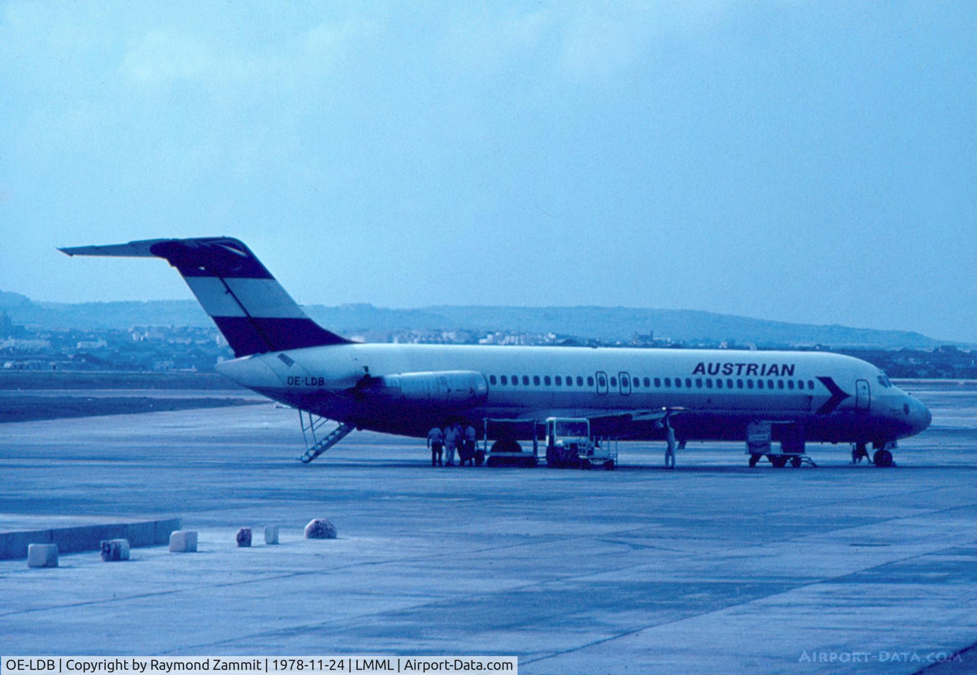OE-LDB, 1971 Douglas DC-9-32 C/N 47524, DC9 OE-LDB Austrian Airlines