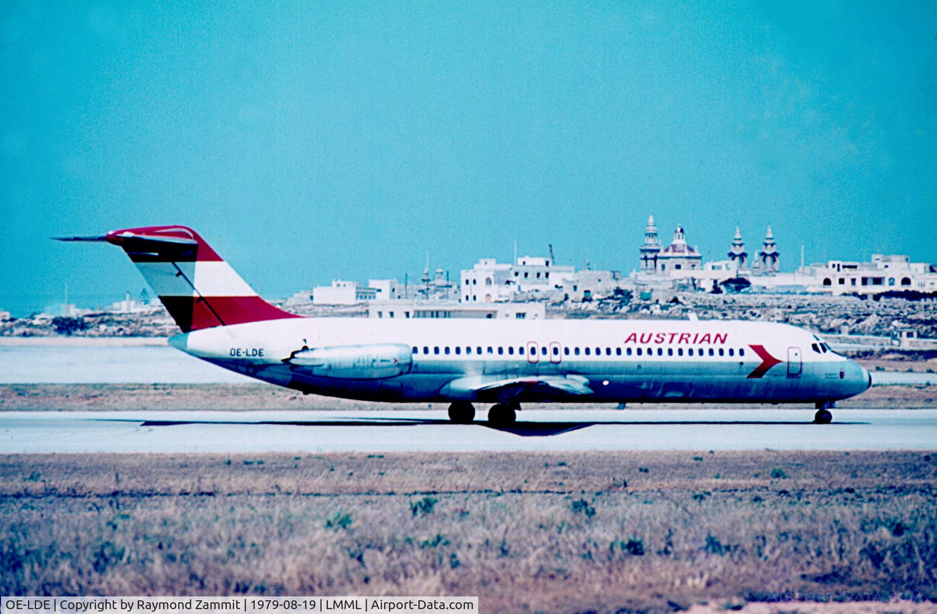 OE-LDE, 1971 Douglas DC-9-32 C/N 47531, DC9 OE-LDE Austrian Airlines