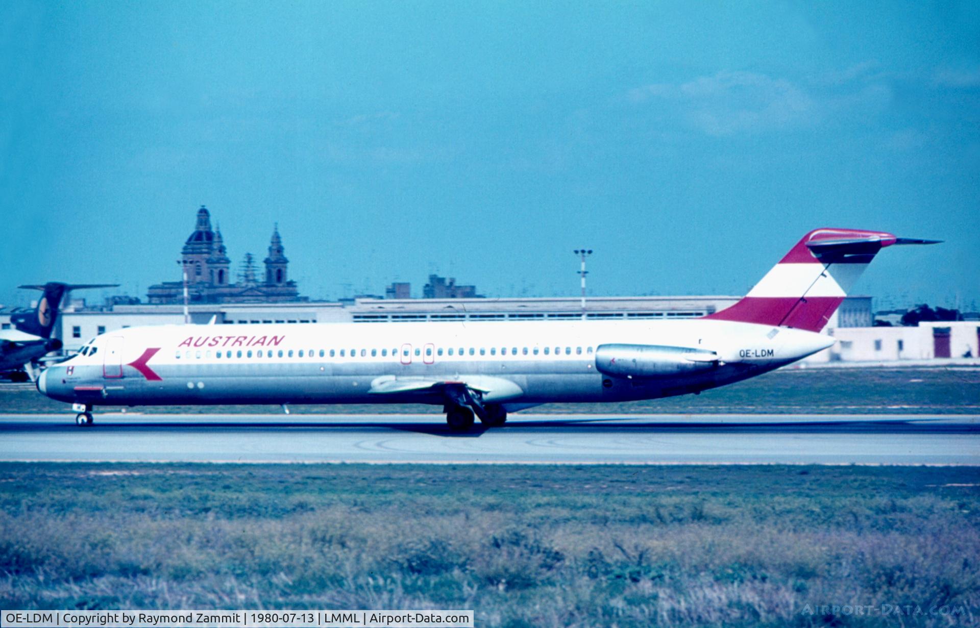 OE-LDM, 1976 Douglas DC-9-51 C/N 47726, DC9 OE-LDM Austrian Airlines