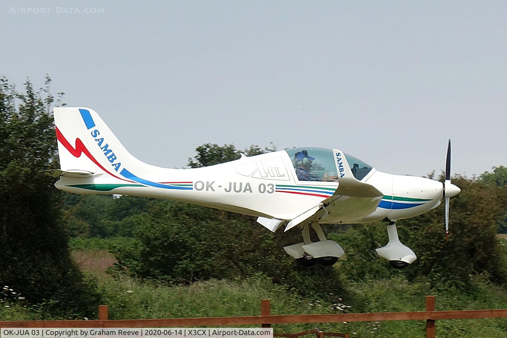 OK-JUA 03, Urban Air UFM-10 Samba C/N Not found OK-JUA 03, Landing at Northrepps.