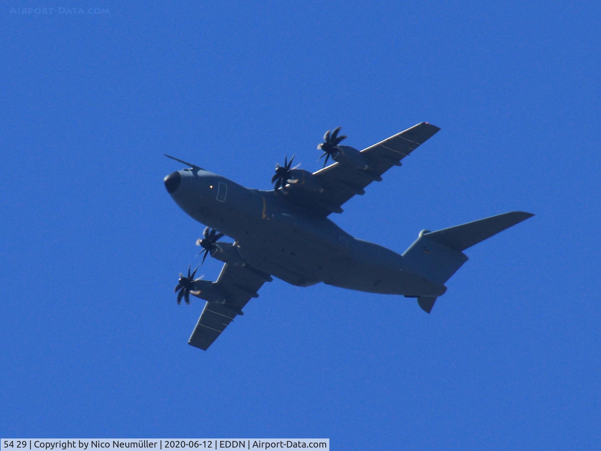 54 29, 2019 Airbus A400M-180 Atlas C/N 090, German Air Force  A400M departures in NUE/EDDN