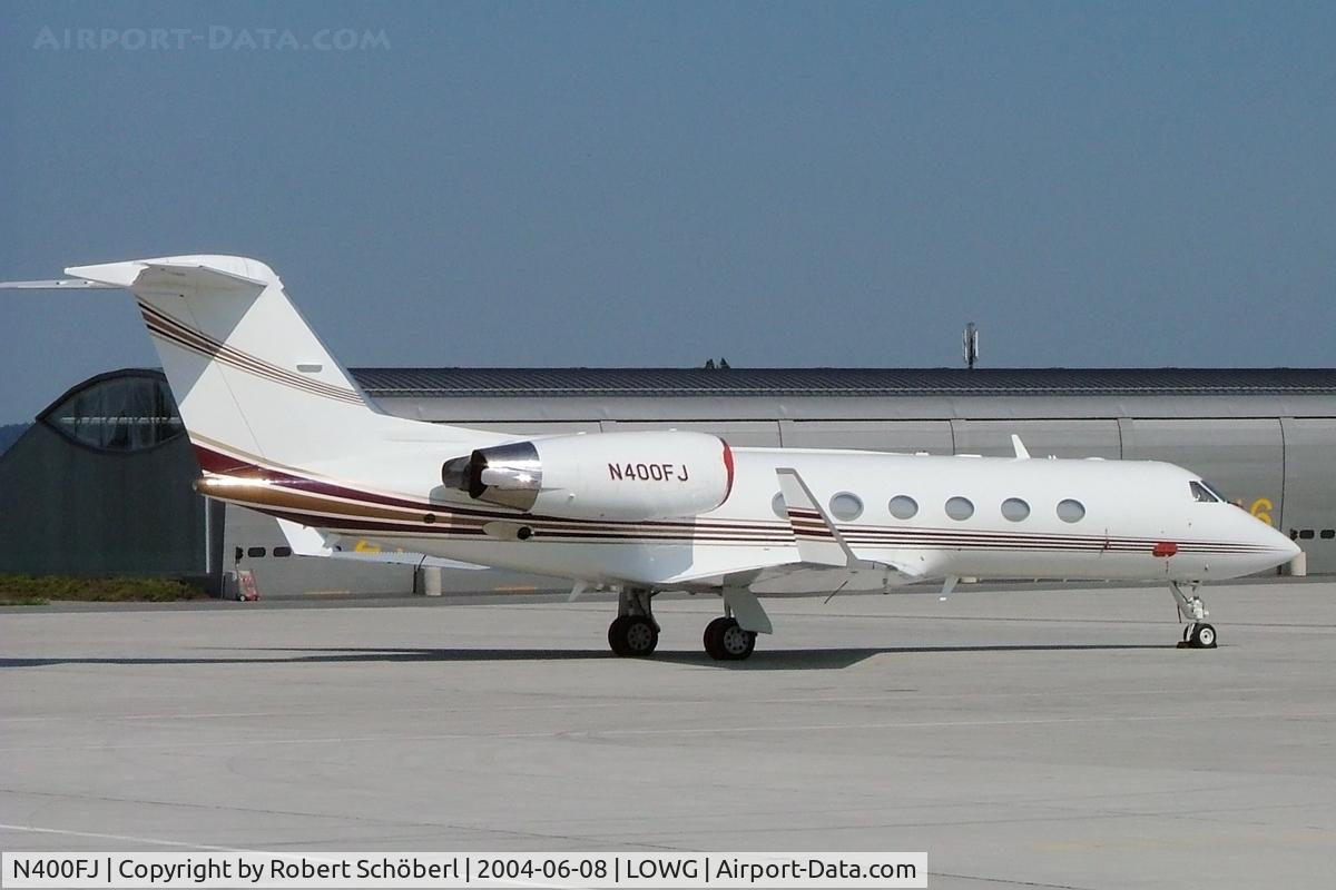 N400FJ, 2002 Gulfstream Aerospace G-IV C/N 1494, N400FJ @ LOWG 2004