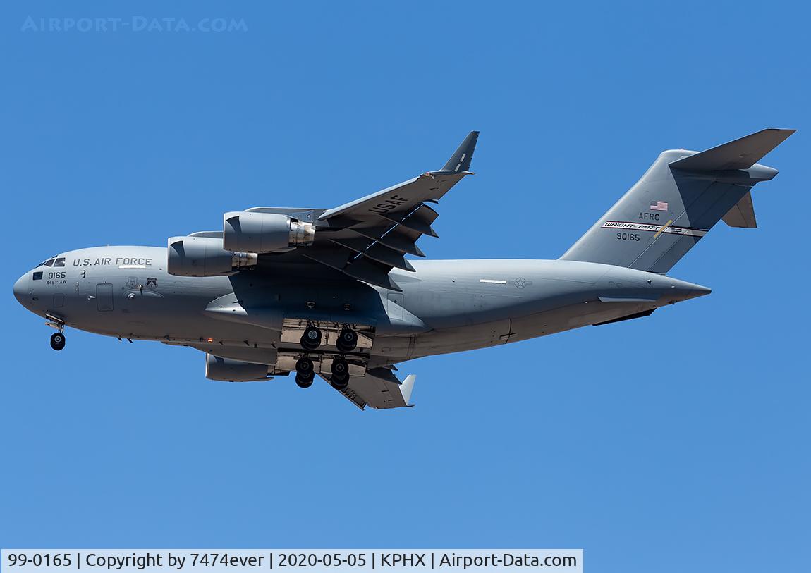 99-0165, 1999 Boeing C-17A Globemaster III C/N 50069/P-65, RCH296T