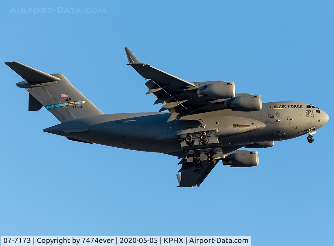 07-7173, 2007 Boeing C-17A Globemaster III C/N P-173, RCH299T