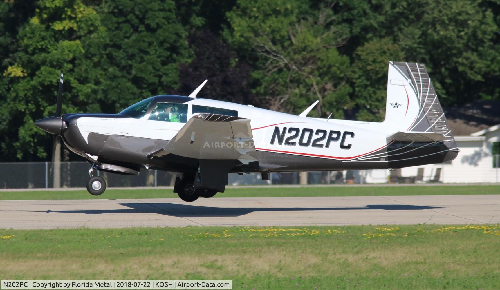 N202PC, 1981 Mooney M20J 201 C/N 24-1086, OSH 2018