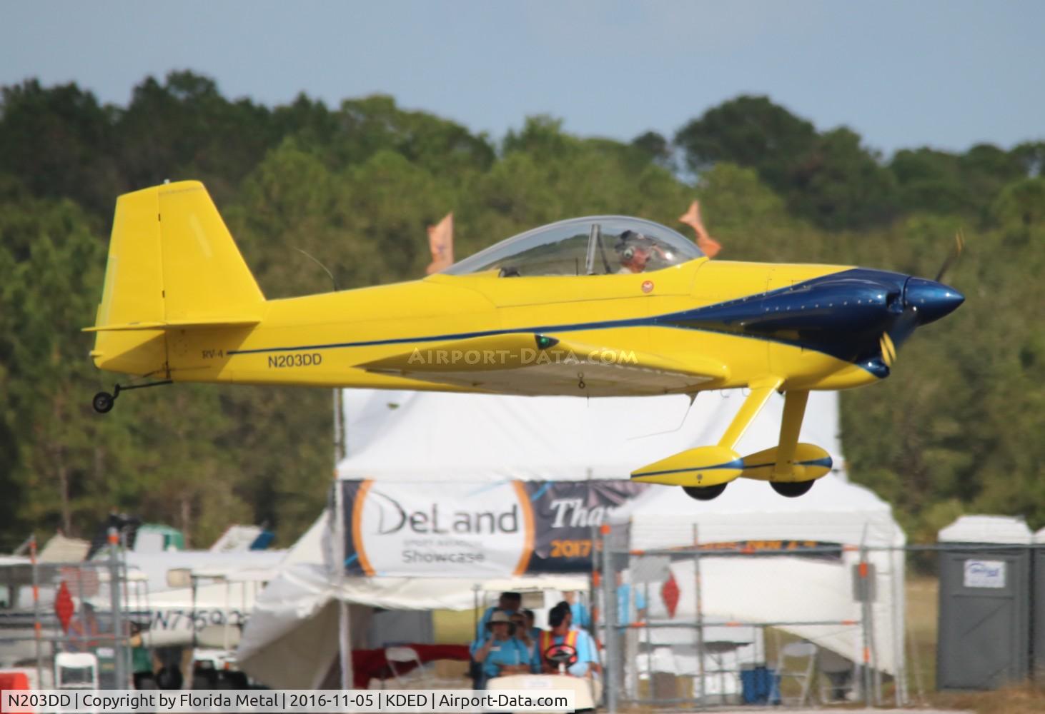 N203DD, 2000 Vans RV-4 C/N 2285, Deland 2016