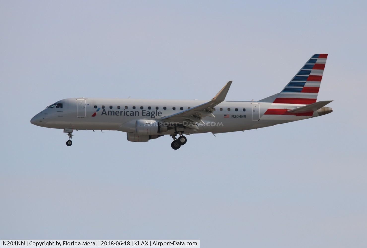 N204NN, 2015 Embraer 175LR (ERJ-170-200LR) C/N 17000477, LAX 2018