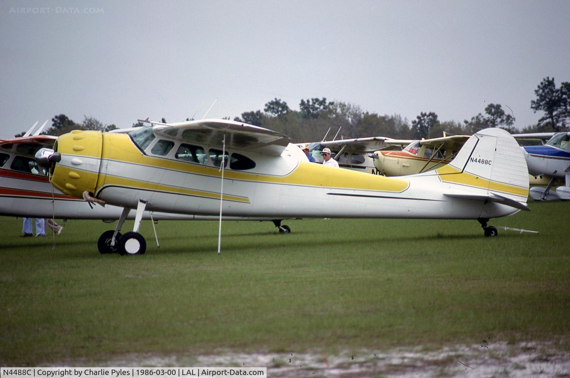 N4488C, 1953 Cessna 195B Businessliner C/N 16072, I've flown one of these.