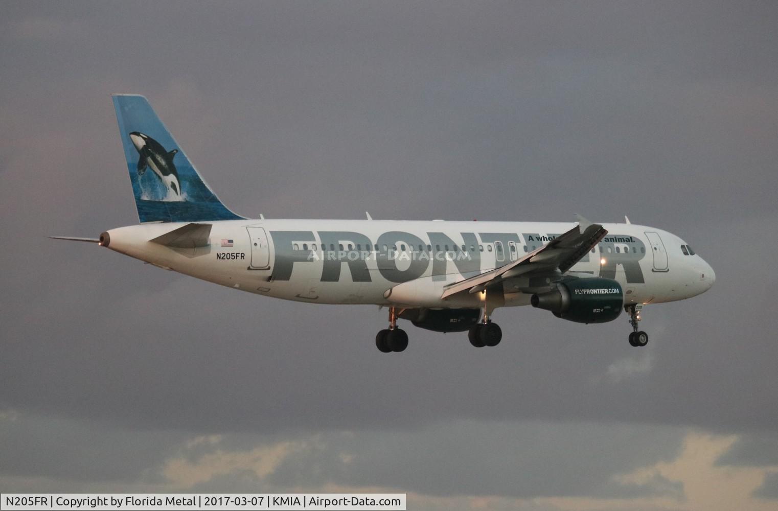 N205FR, 2010 Airbus A320-214 C/N 4253, MIA 2017