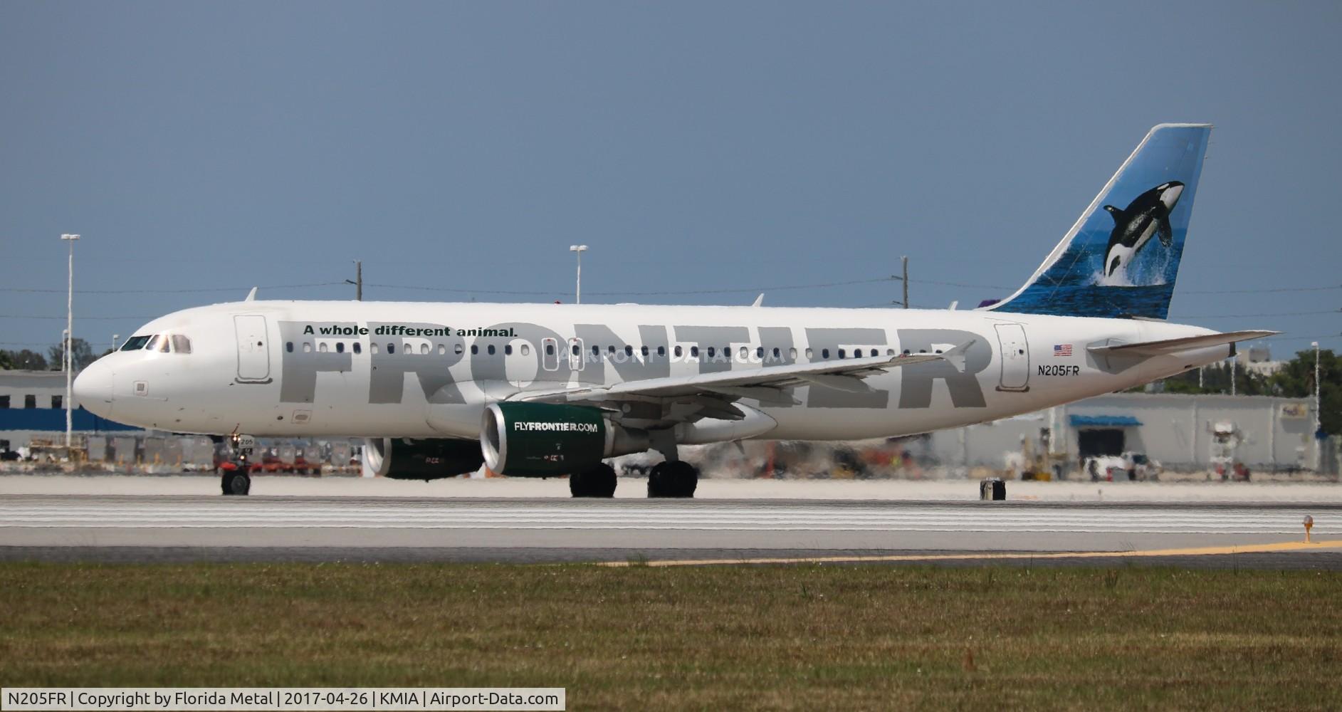 N205FR, 2010 Airbus A320-214 C/N 4253, MIA 2017