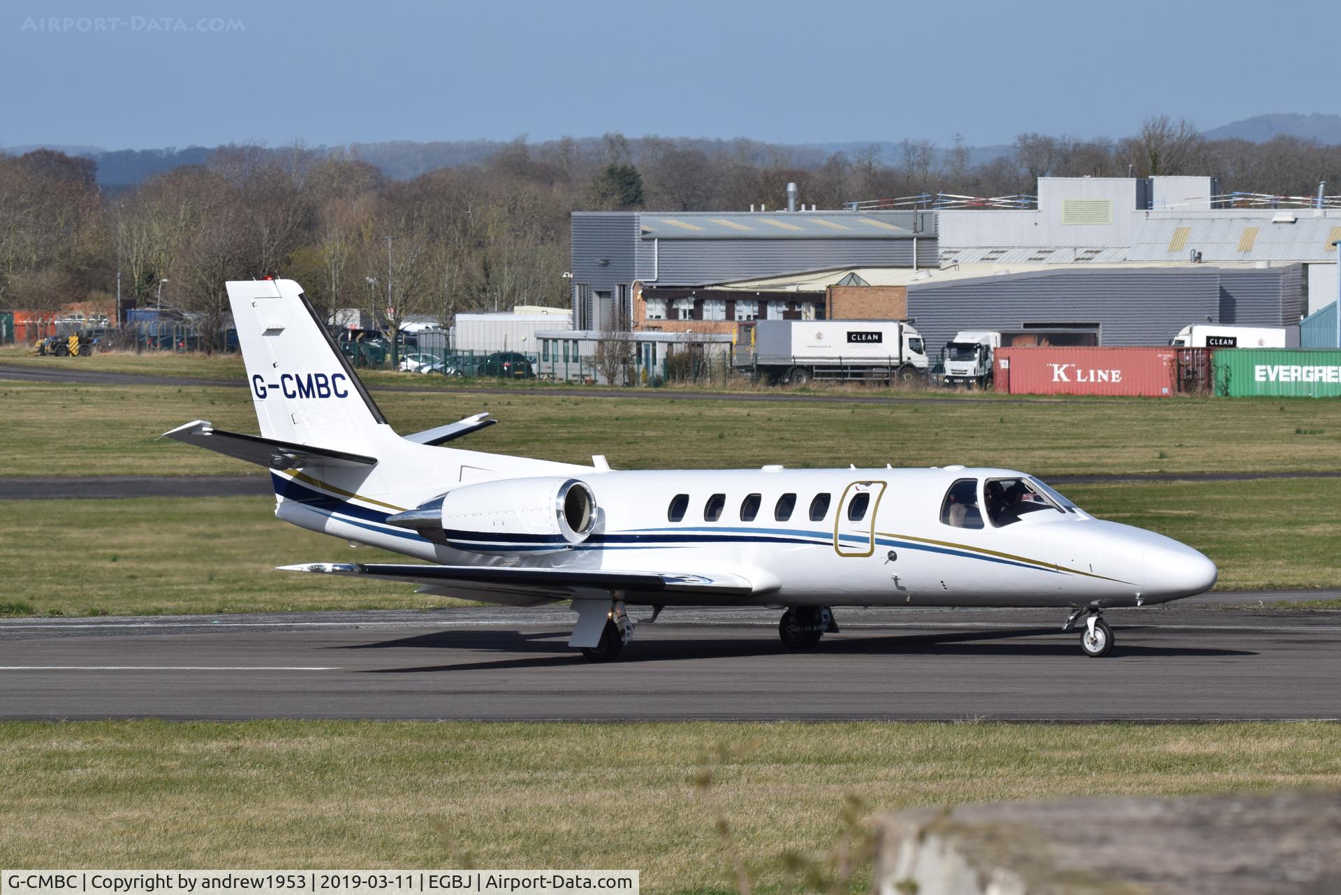 G-CMBC, 2000 Cessna 550 Citation Bravo C/N 550-0951, G-CMBC at Gloucestershire Airport.