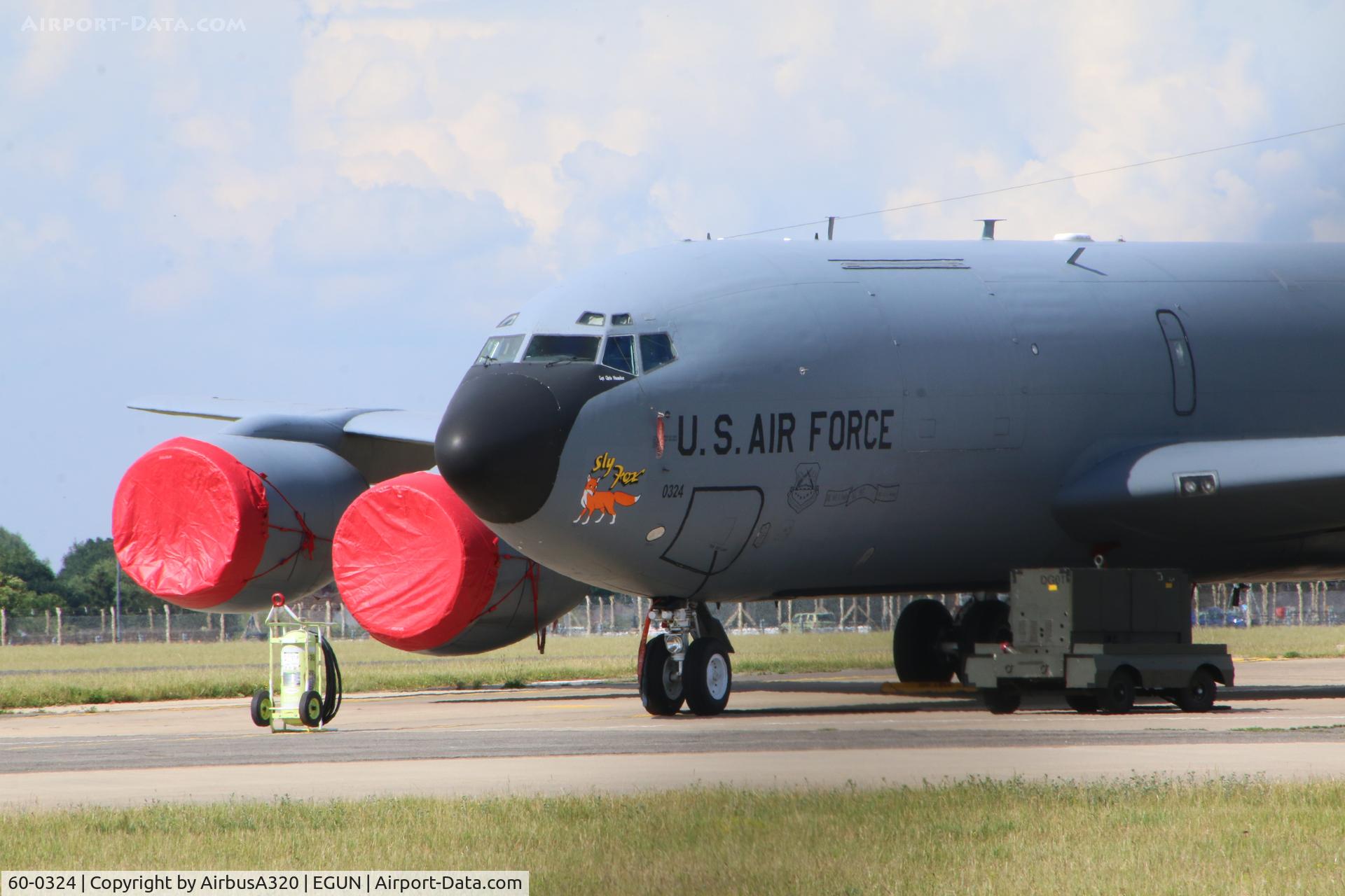 60-0324, 1961 Boeing KC-135R Stratotanker C/N 18099, Sly Fox nose art