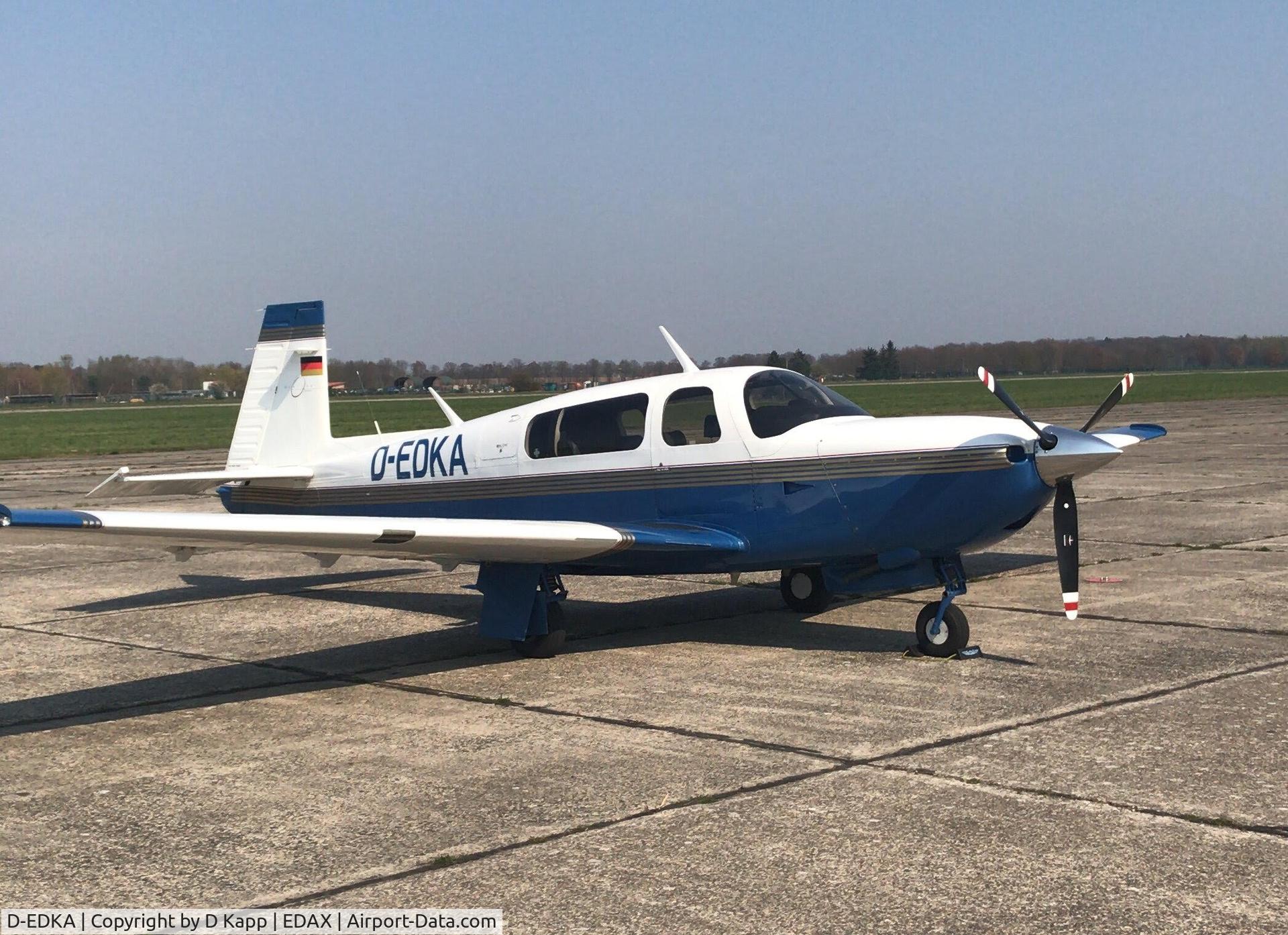 D-EDKA, 1994 Mooney M20R Ovation C/N 29-0030, D-EDKA at Müritz Airpark (EDAX).