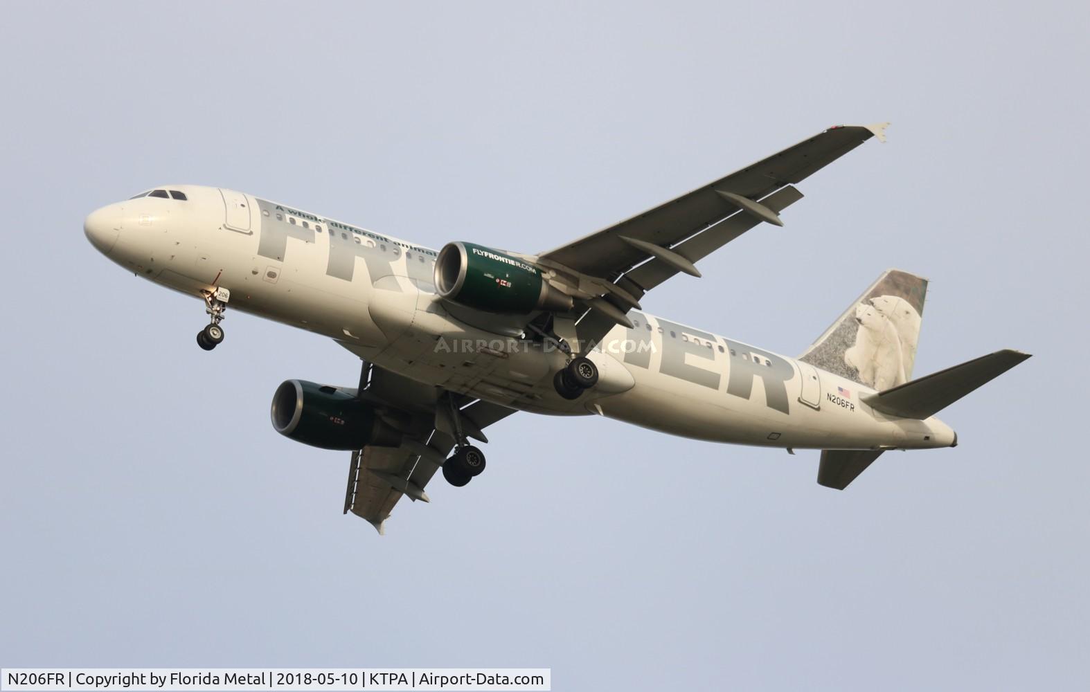 N206FR, 2010 Airbus A320-214 C/N 4272, TPA 2018