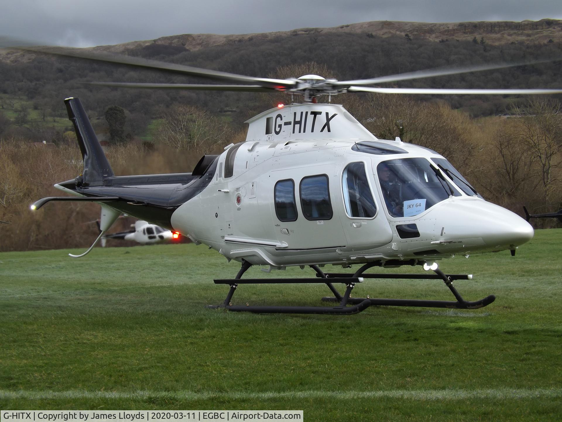 G-HITX, 2019 Leonardo A-109S Trekker C/N 22734, Dropping off pax from the Cheltenham Gold Cup 2020
