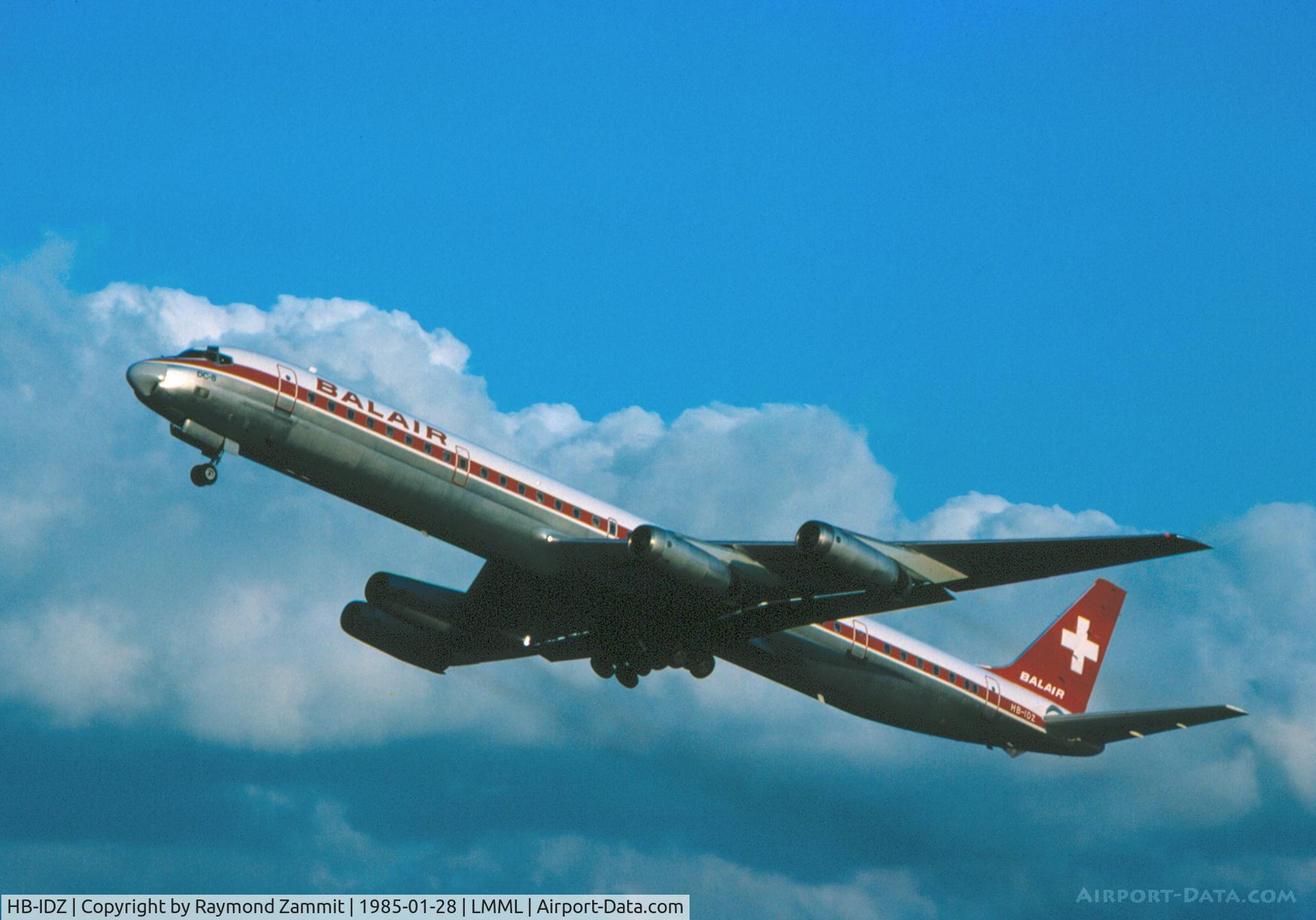 HB-IDZ, 1969 Douglas DC-8-63PF C/N 46074, DC8 HB-IDZ Balair