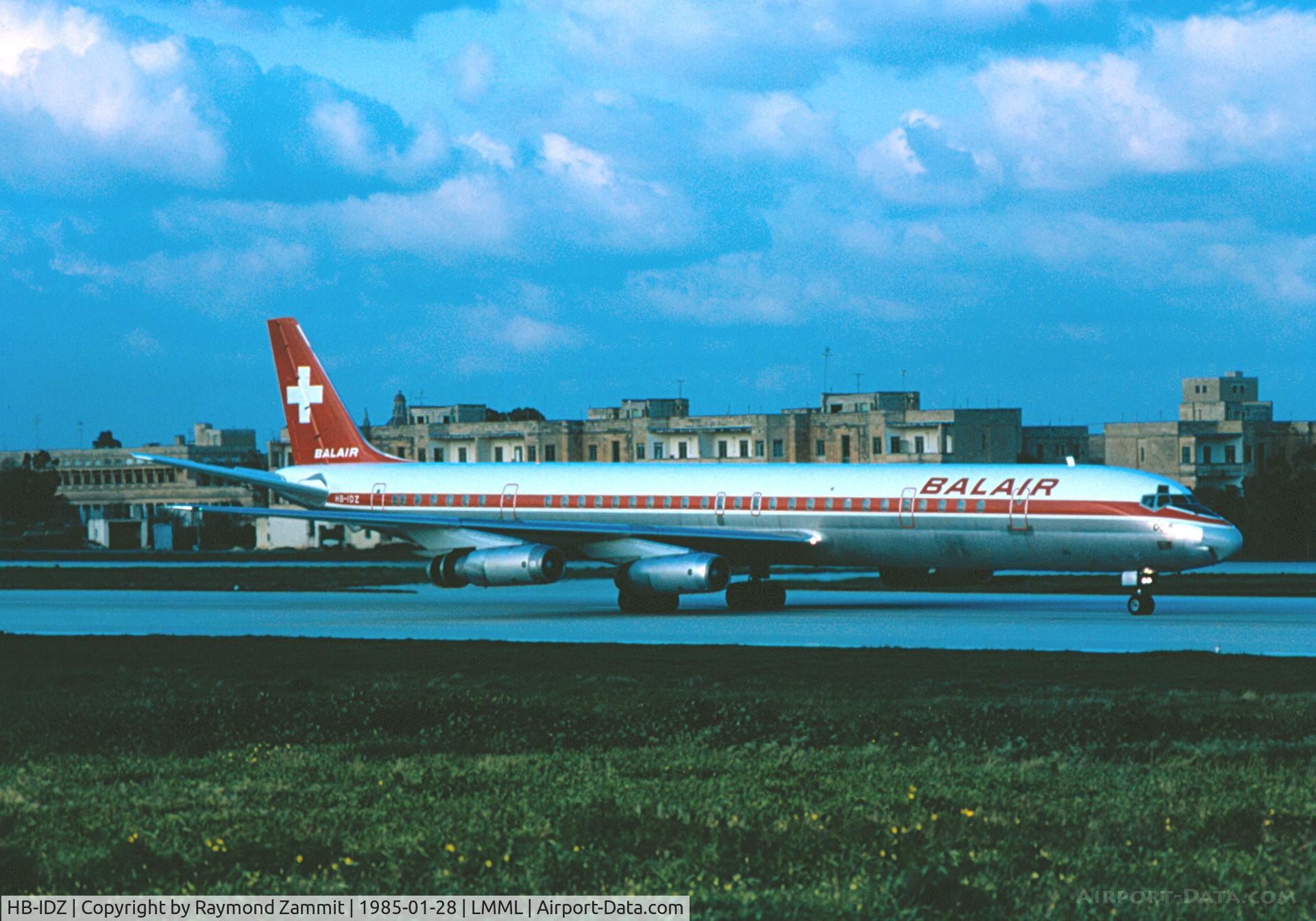 HB-IDZ, 1969 Douglas DC-8-63PF C/N 46074, DC8 HB-IDZ Balair
