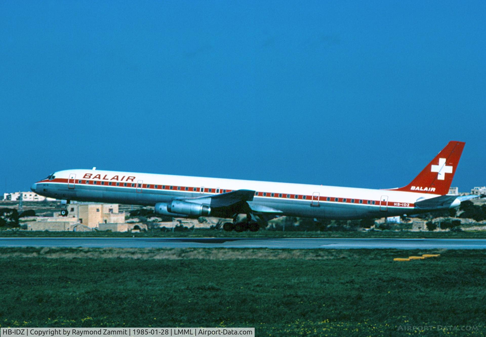 HB-IDZ, 1969 Douglas DC-8-63PF C/N 46074, DC8 HB-IDZ Balair