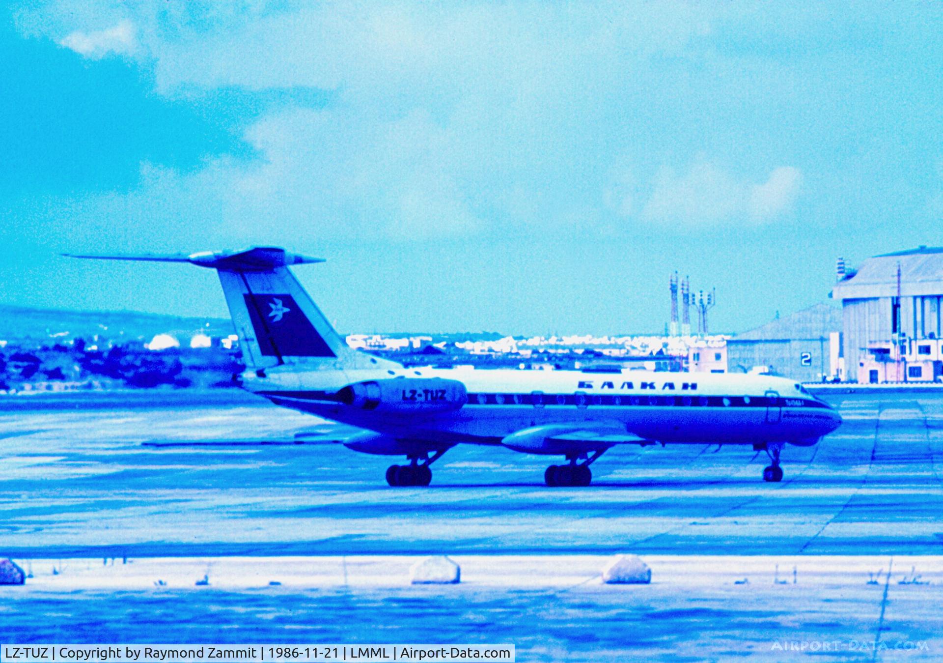 LZ-TUZ, 1972 Tupolev Tu-134A-3 C/N 1351503, Tupolev TU-134A LZ-TUZ Balkan