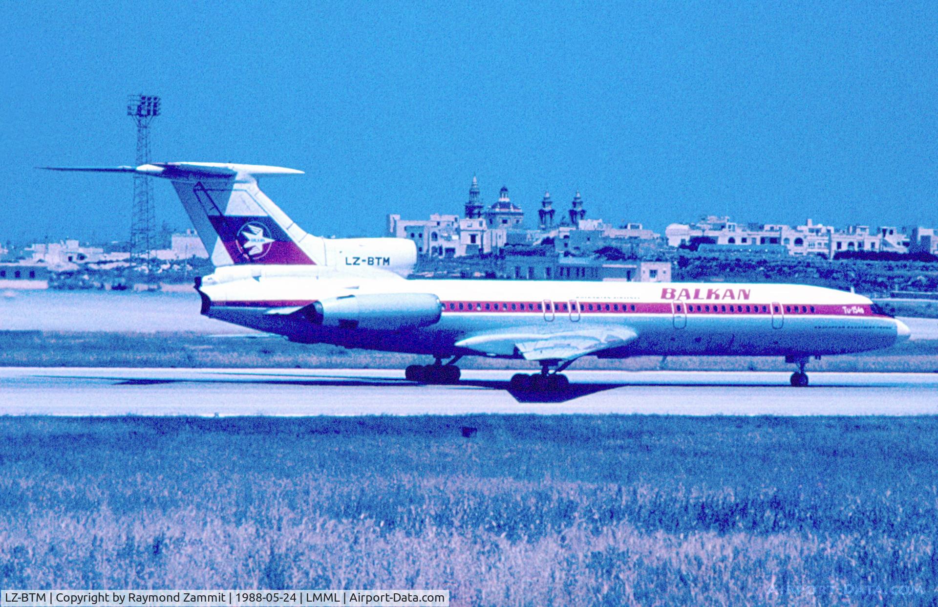 LZ-BTM, 1977 Tupolev Tu-154B C/N 77A209, Tupolev TU-154B LZ-BTM Balkan