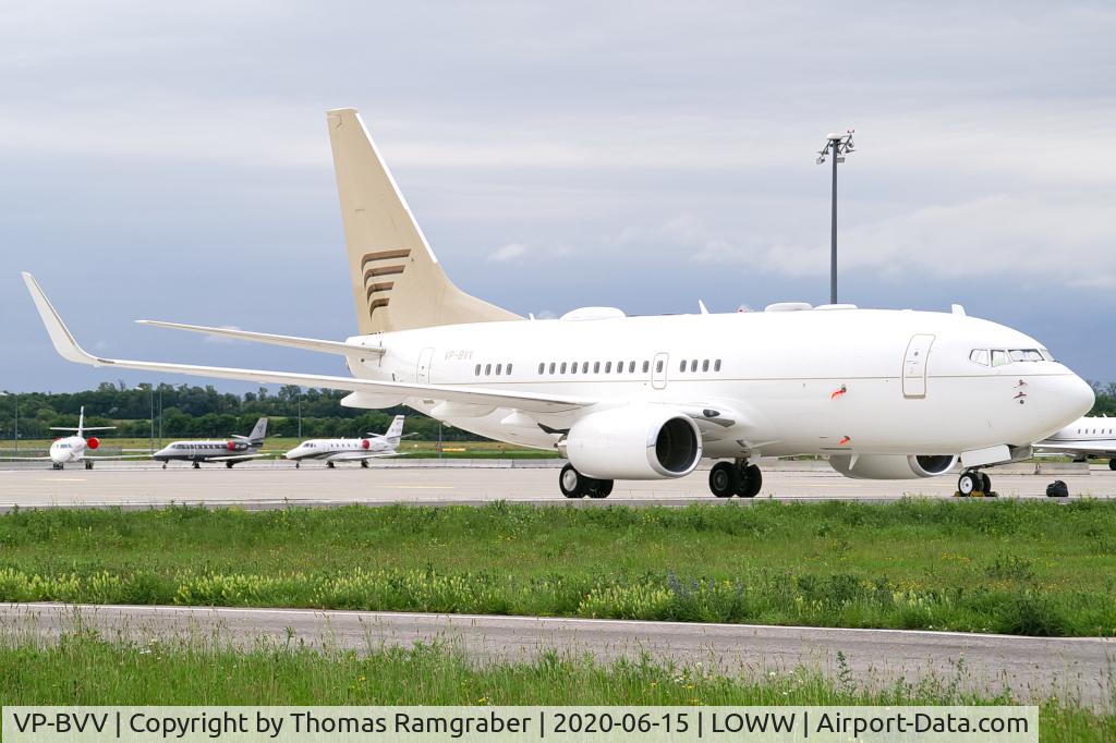 VP-BVV, 1999 Boeing 737-73U BBJ C/N 29200, Gainjet Ireland Boeing 737-73U(BBJ)