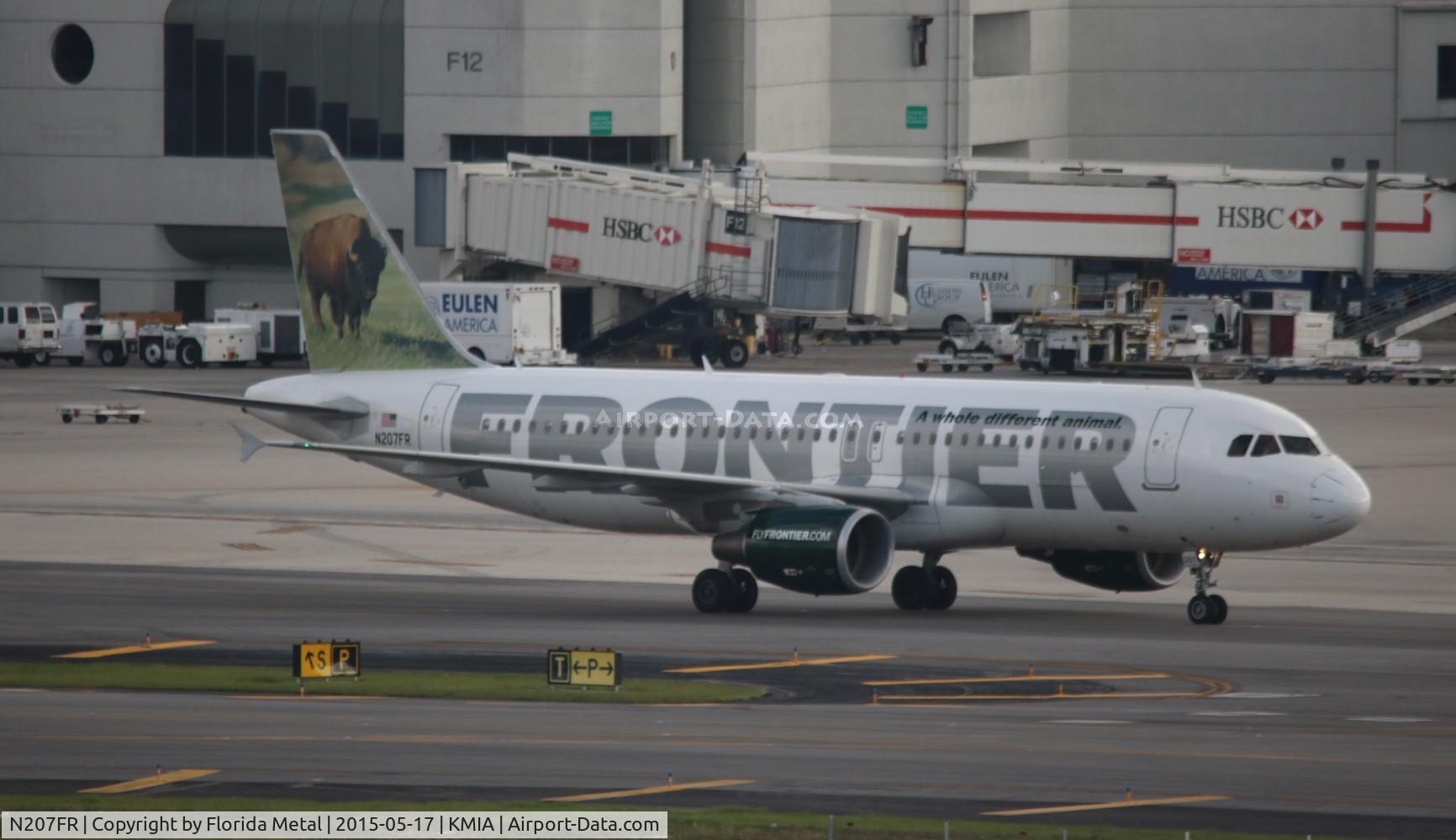 N207FR, 2010 Airbus A320-214 C/N 4307, MIA 2015
