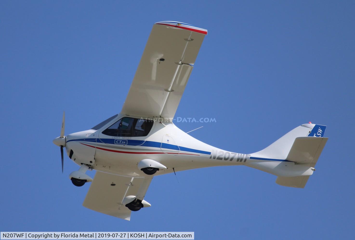 N207WF, 2007 Flight Design CTSW C/N 07-02-08, OSH 2019
