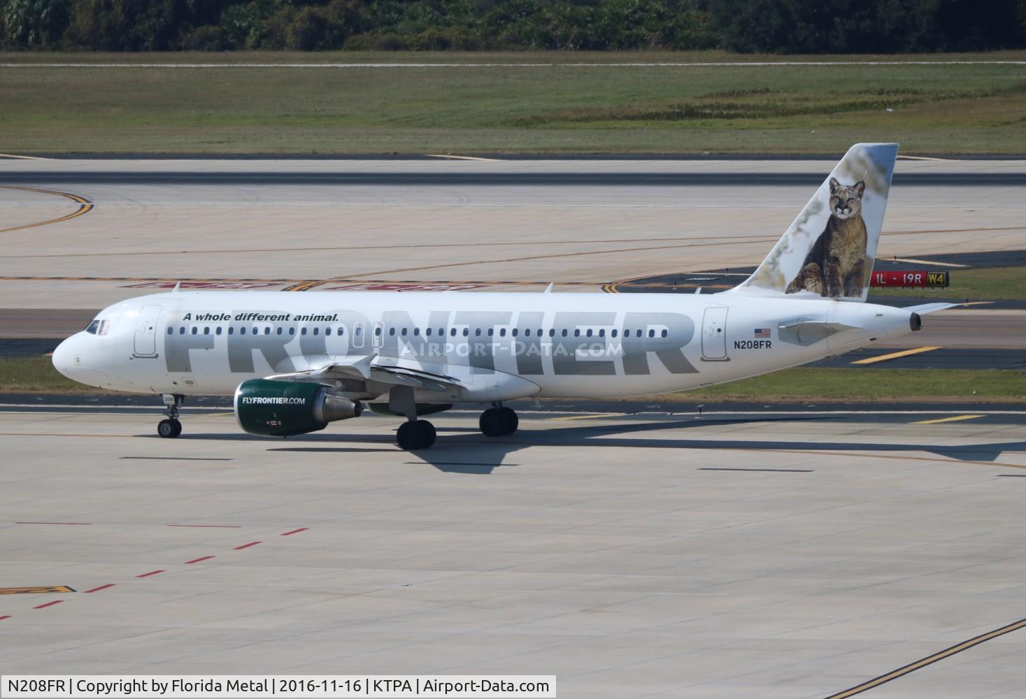 N208FR, 2011 Airbus A320-214 C/N 4562, TPA 2016