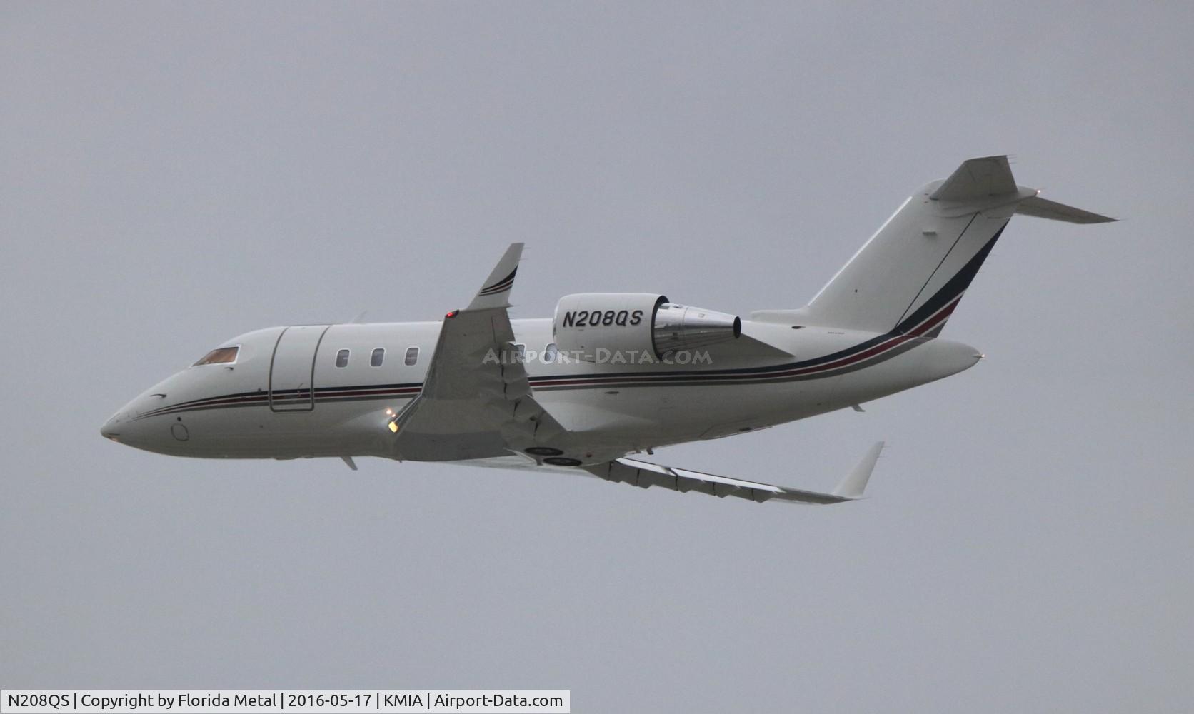 N208QS, 2015 Bombardier Challenger 650 (CL-600-2B16) C/N 6056, MIA 2016