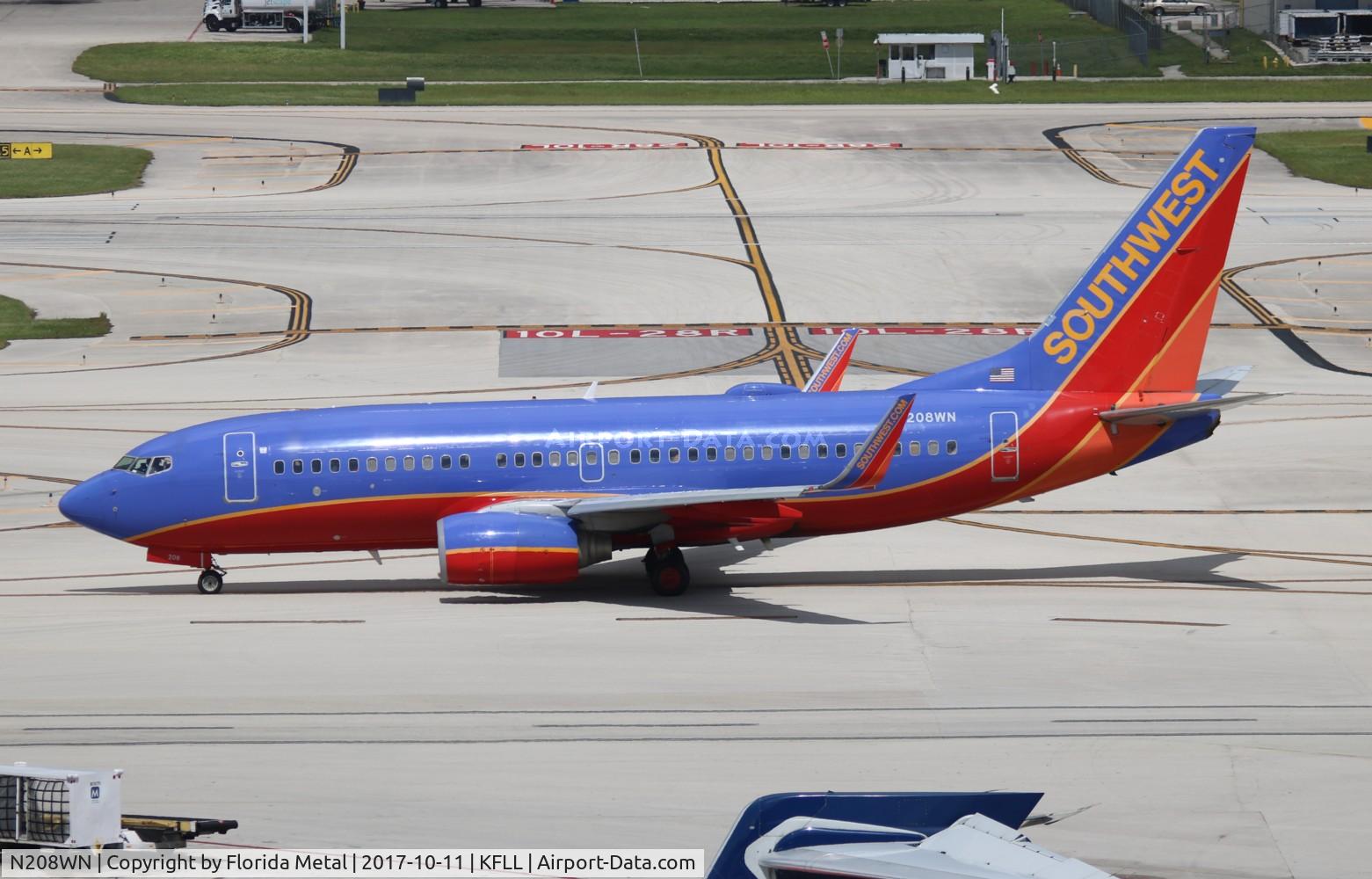 N208WN, 2005 Boeing 737-7H4 C/N 29856, FLL 2017