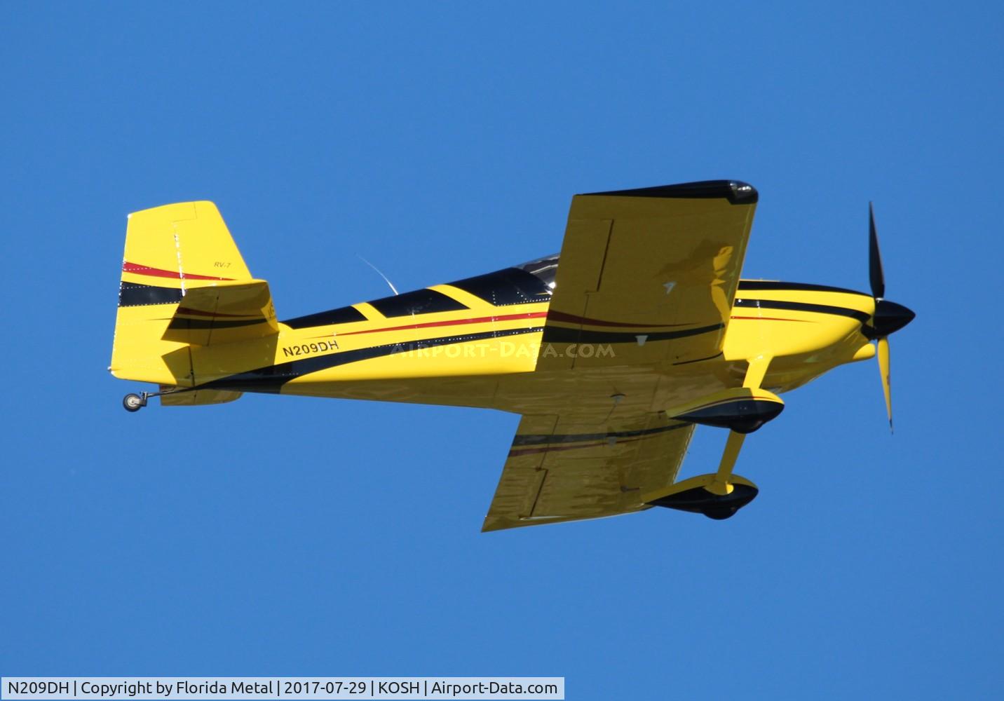 N209DH, 2017 Vans RV-7 C/N 71253, OSH 2017