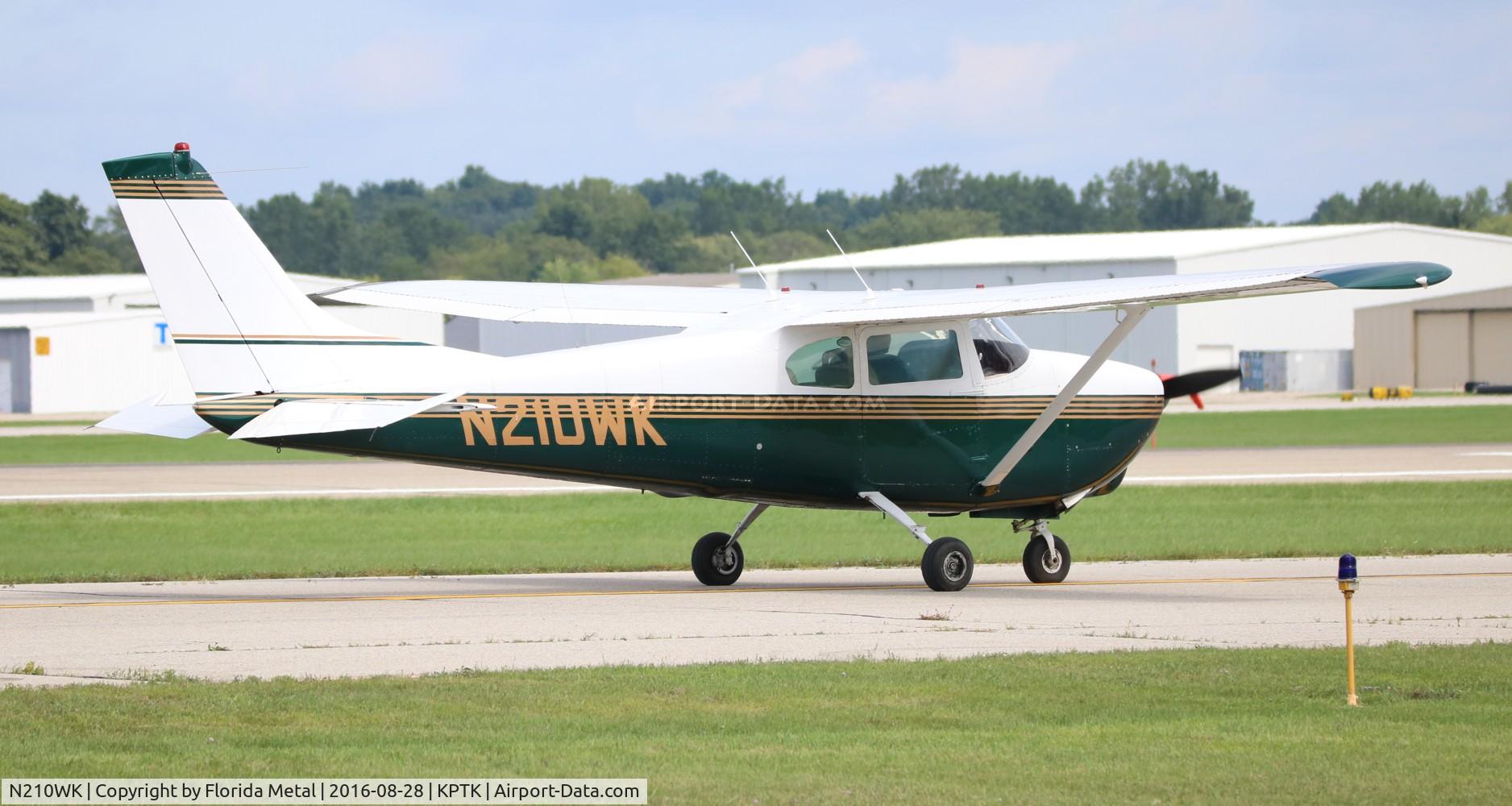 N210WK, 1960 Cessna 210 C/N 57088, Pontiac 2016