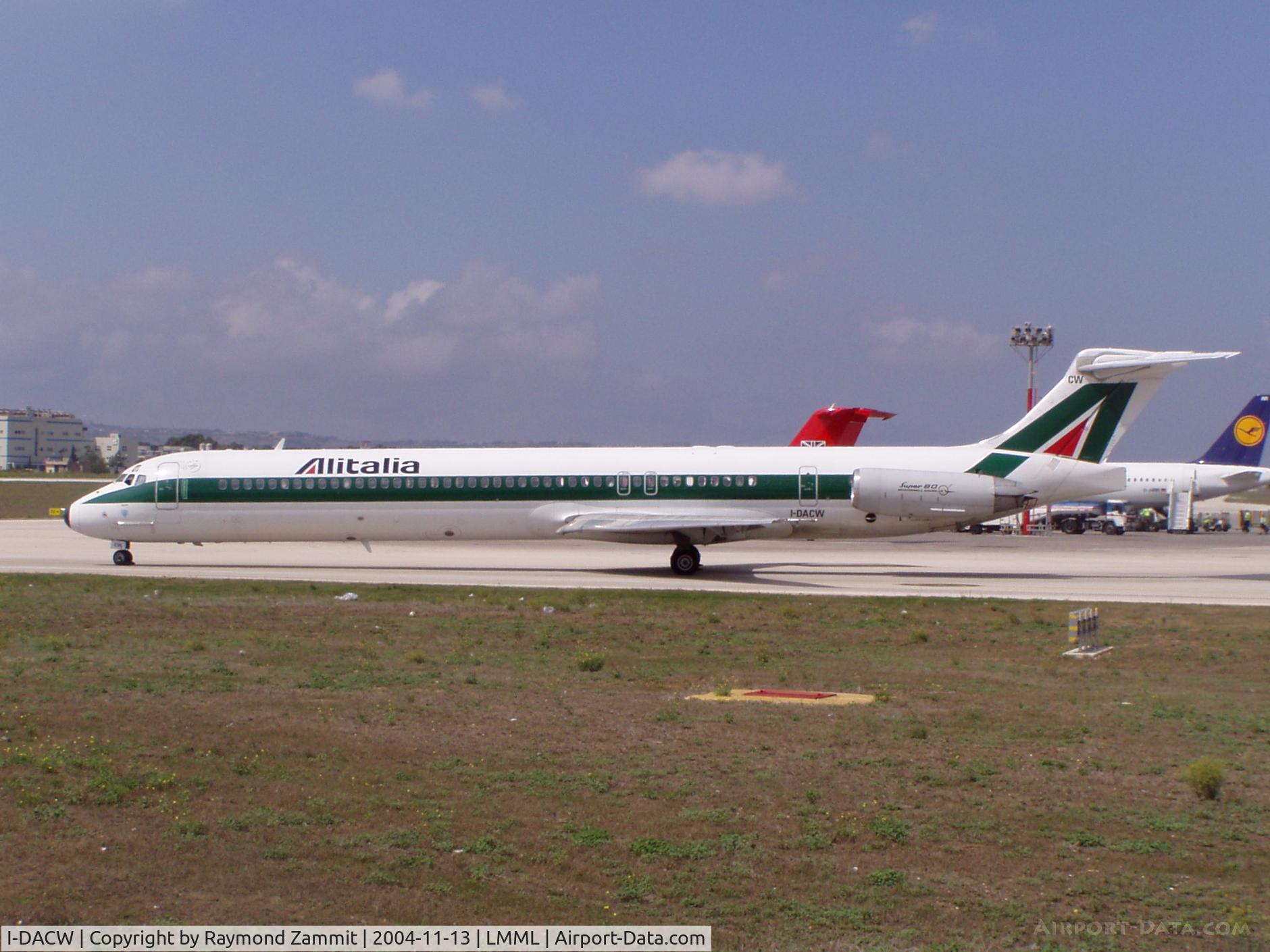 I-DACW, 1991 McDonnell Douglas MD-82 (DC-9-82) C/N 53057/1894, MD-82 I-DACW Alitalia