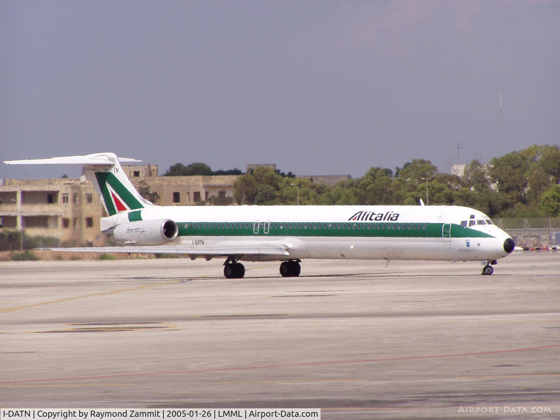I-DATN, 1995 McDonnell Douglas MD-82 (DC-9-82) C/N 53231/2107, MD-82 I-DATN Alitalia