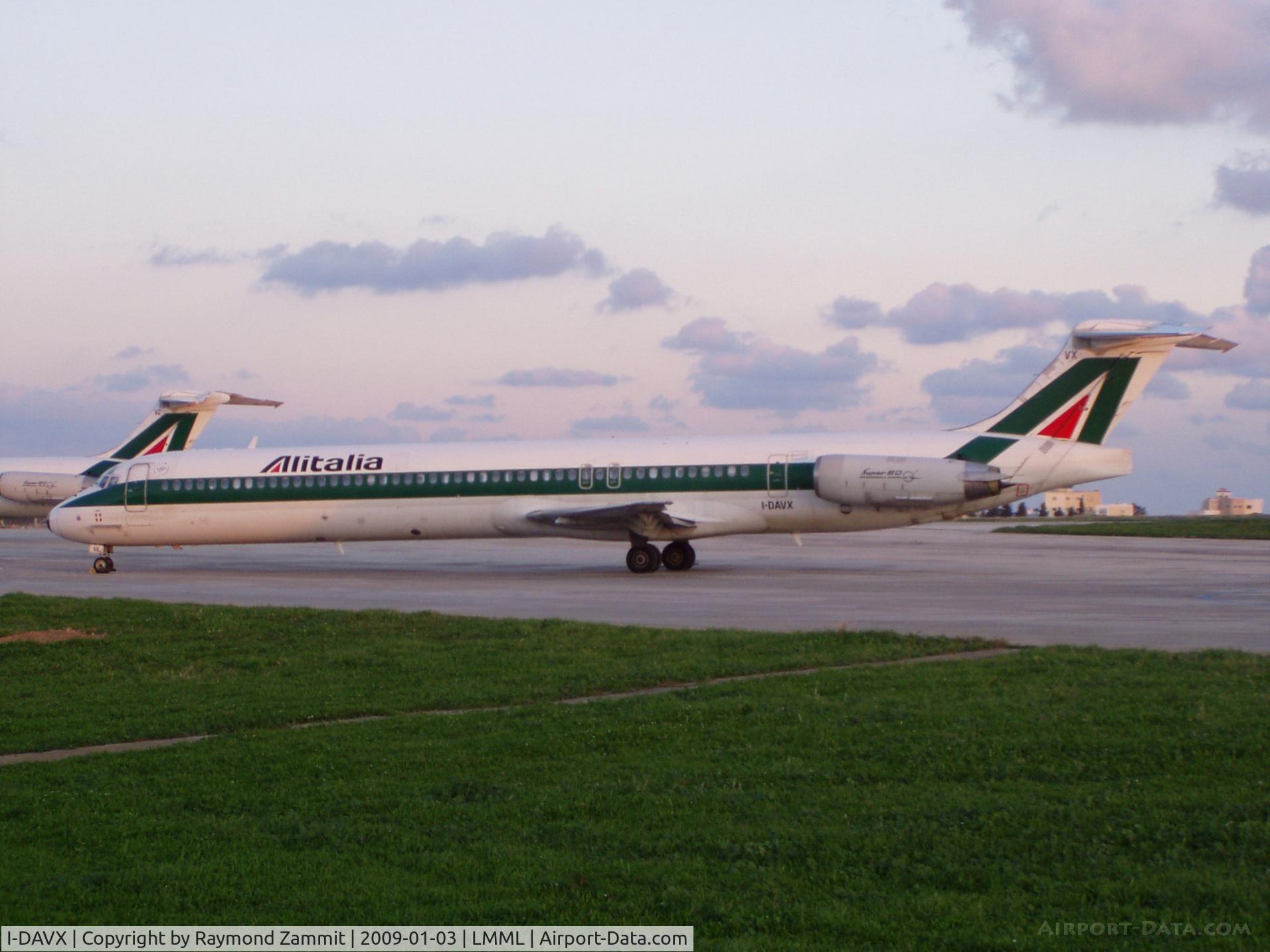 I-DAVX, 1990 McDonnell Douglas MD-82 (DC-9-82) C/N 49969, MD-82 I-DAVX Alitalia