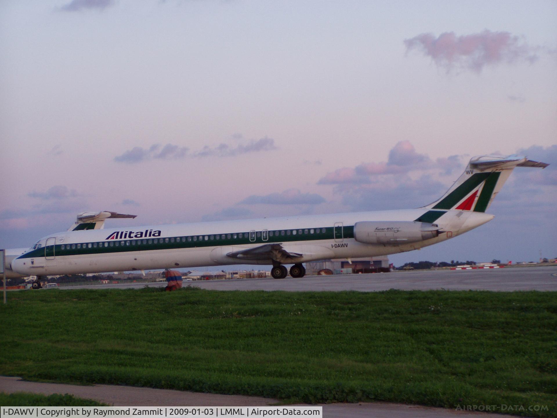 I-DAWV, 1985 McDonnell Douglas MD-82 (DC-9-82) C/N 49211, MD-82 I-DAWV Alitalia