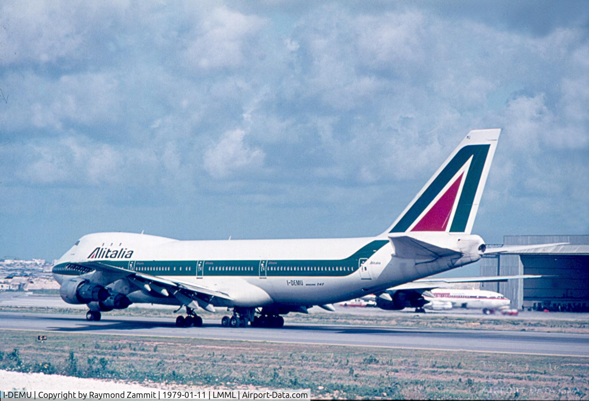I-DEMU, 1971 Boeing 747-243B C/N 19732, B747-I-DEMU Alitalia