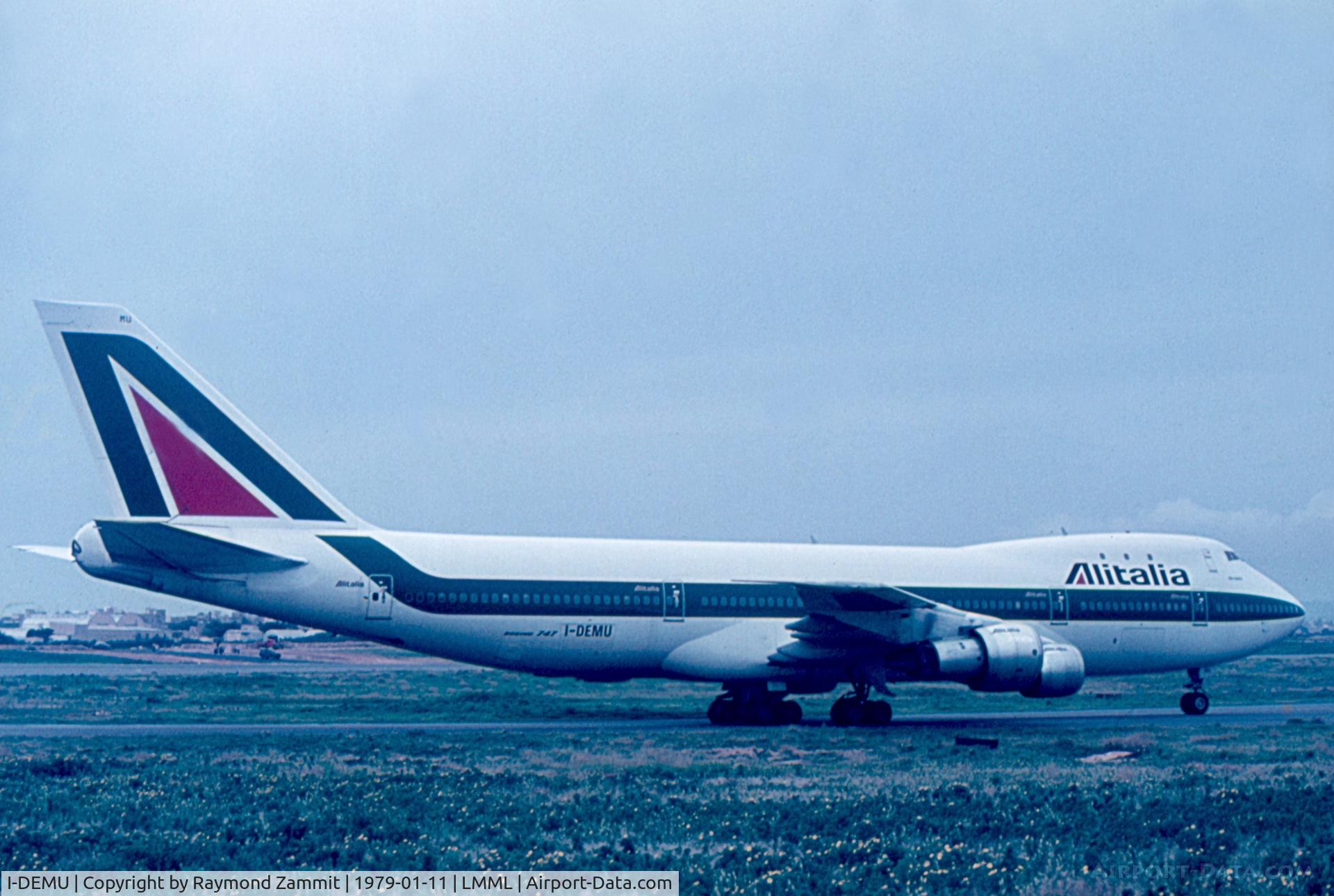 I-DEMU, 1971 Boeing 747-243B C/N 19732, B747 I-DEMU Alitalia