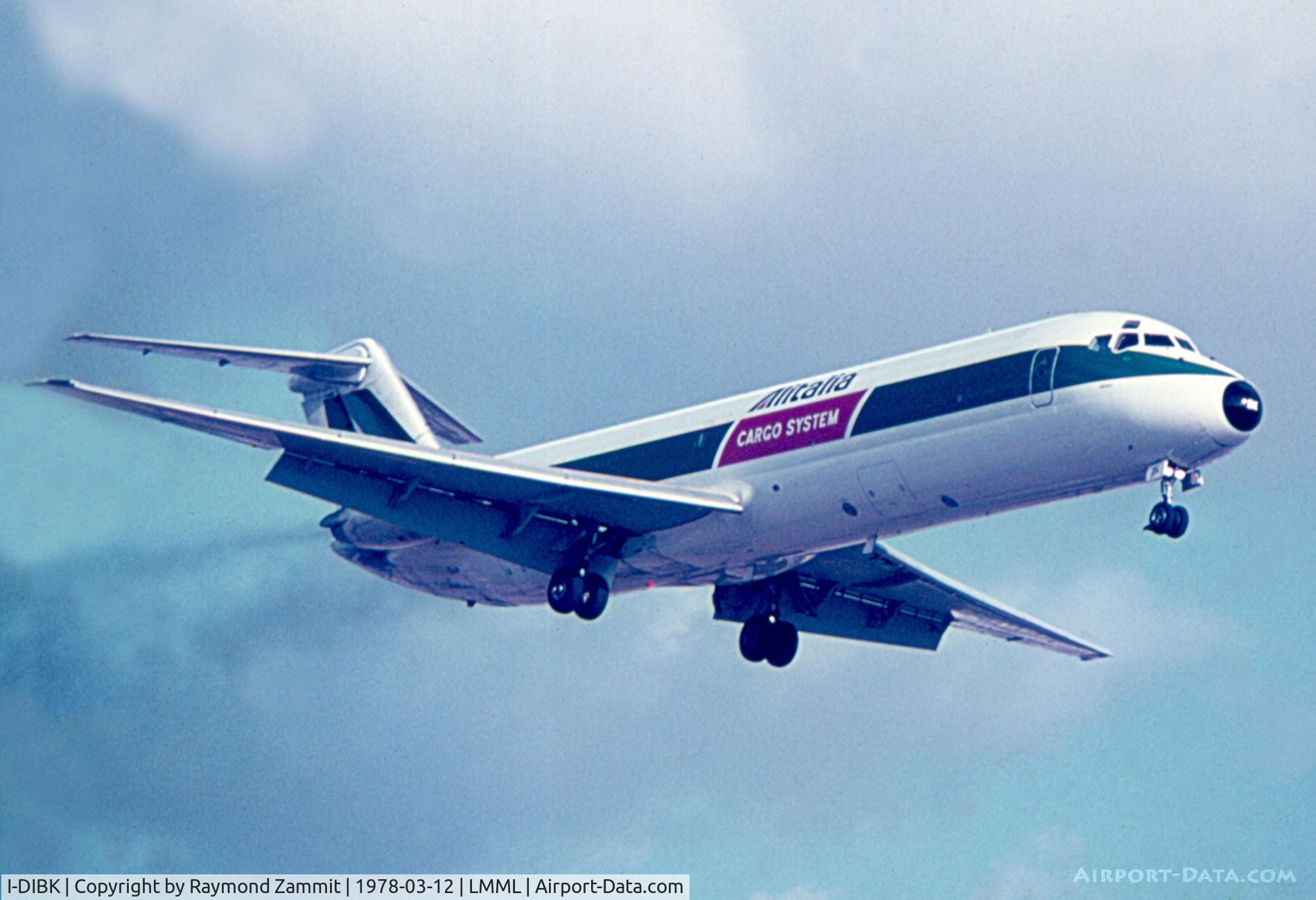 I-DIBK, 1969 Douglas DC-9-32F C/N 47355, DC9 I-DIBK Alitalia