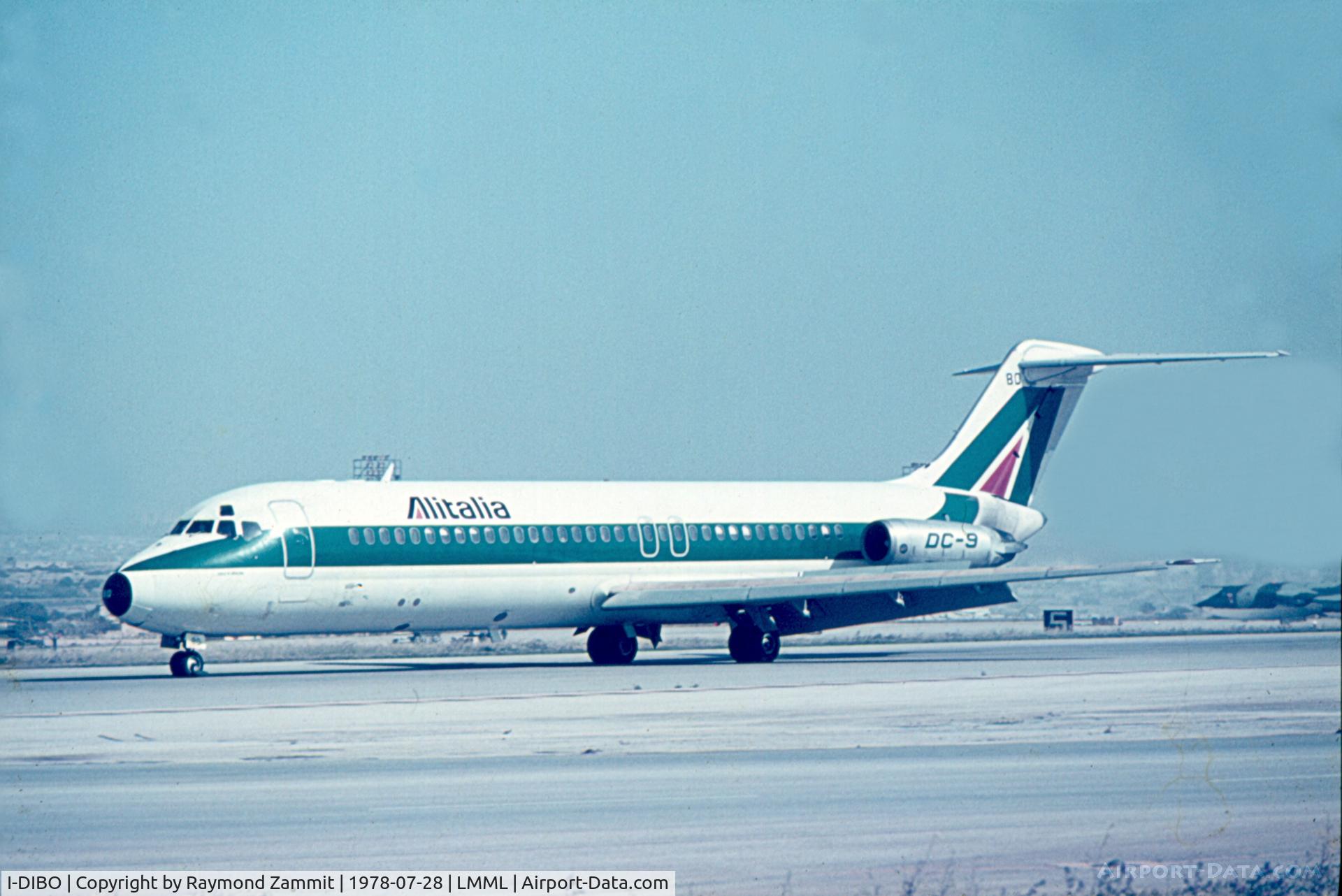 I-DIBO, 1969 Douglas DC-9-32 C/N 47237, DC9 I-DIBO Alitalia