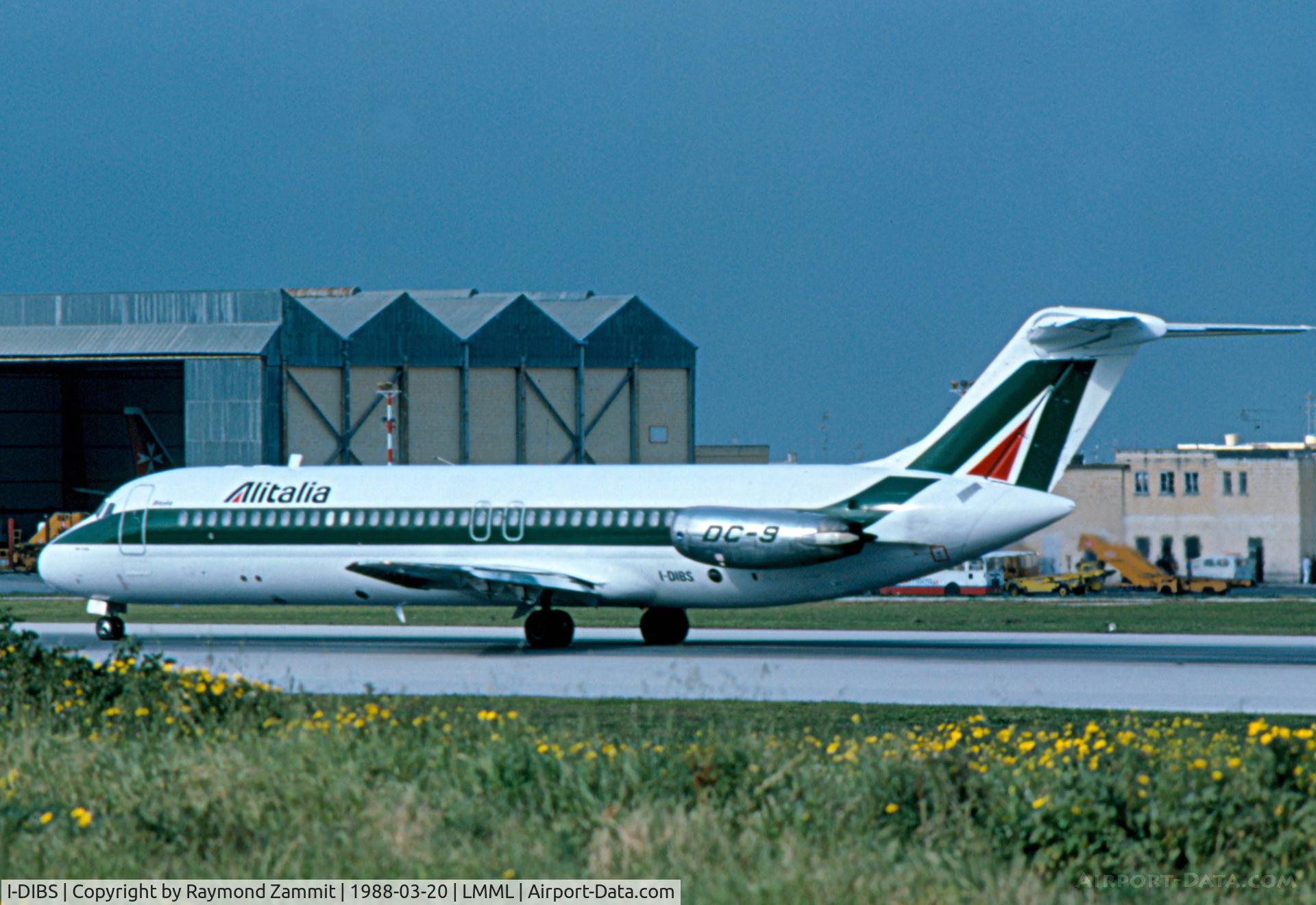 I-DIBS, McDonnell Douglas DC-9-32 C/N 154, DC-9 I-DIBS Alitalia