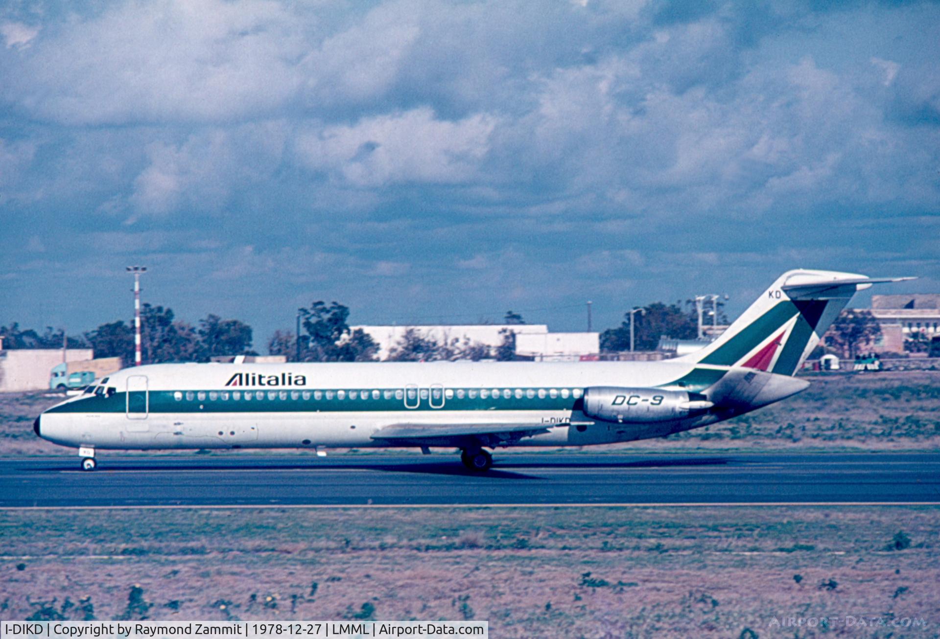 I-DIKD, 1967 Douglas DC-9-32 C/N 47129, DC-9 I-DIKD Alitalia