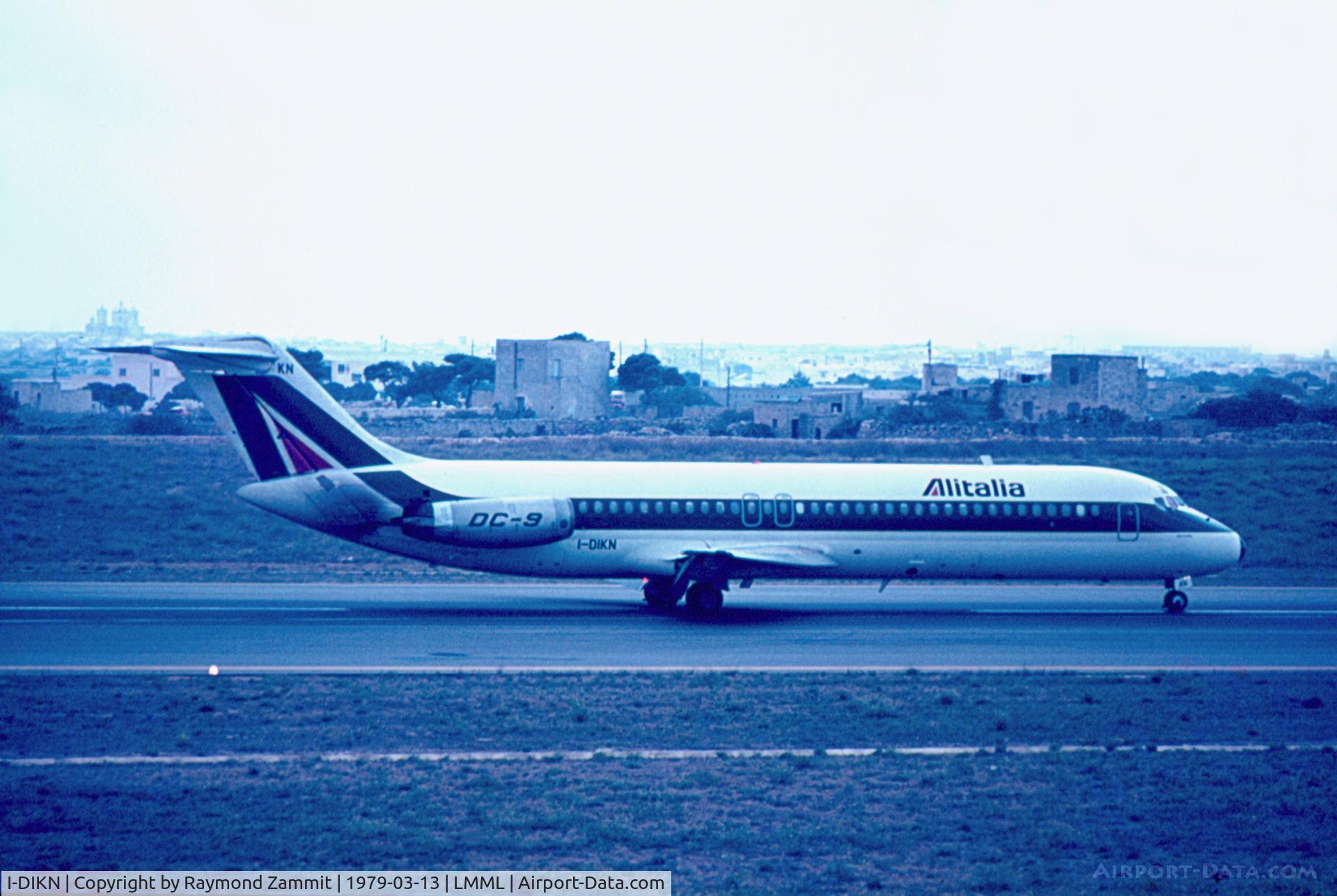 I-DIKN, 1968 Douglas DC-9-32 C/N 47225, DC-9 I-DIKN Alitalia