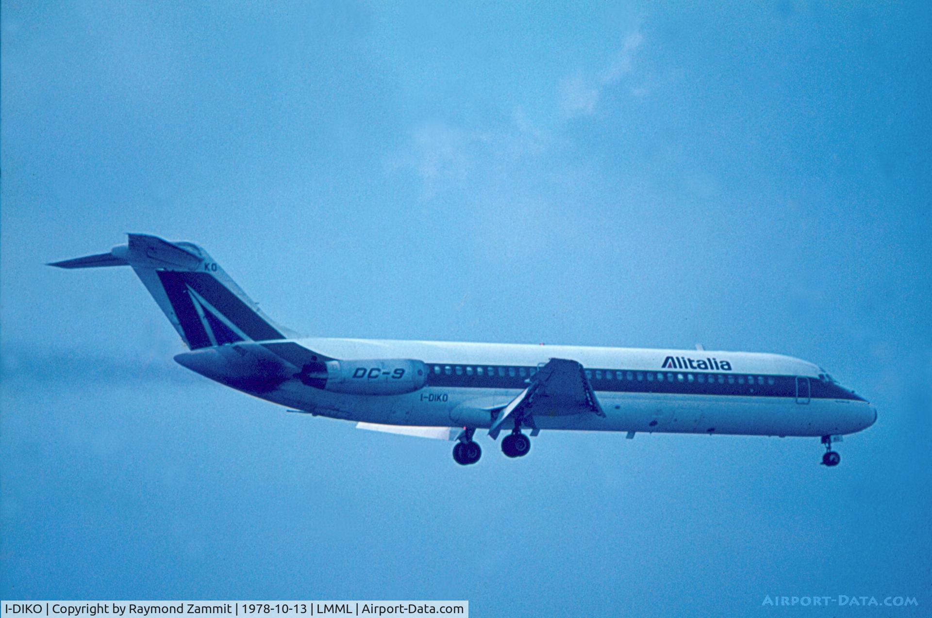 I-DIKO, 1967 Douglas DC-9-32 C/N 47047, DC-9 I-DIKO Alitalia