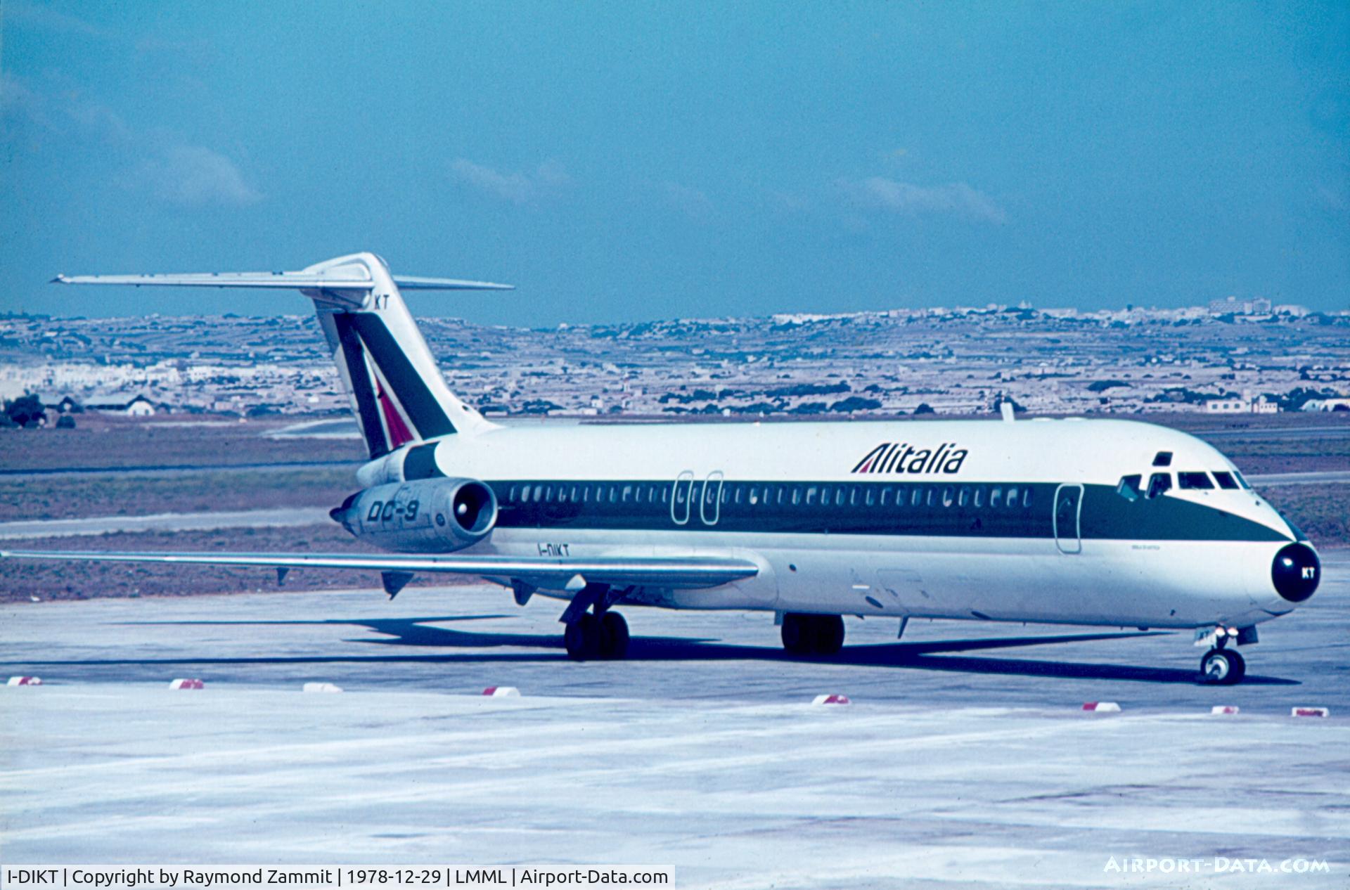 I-DIKT, 1968 Douglas DC-9-32 C/N 47230, DC-9 I-DIKT Alitalia