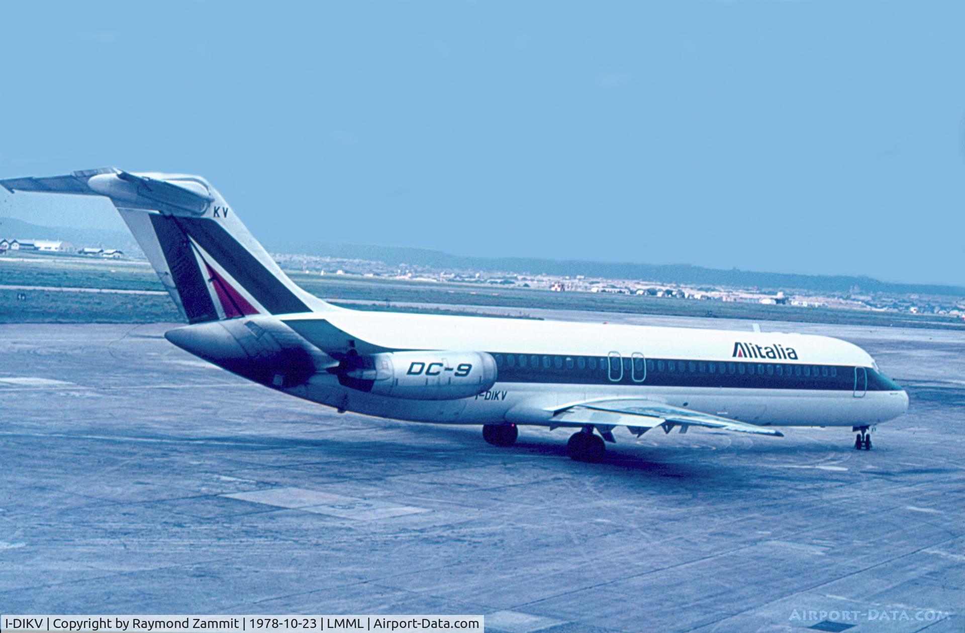 I-DIKV, 1968 Douglas DC-9-32 C/N 47231, DC-9 I-DIKV Alitalia