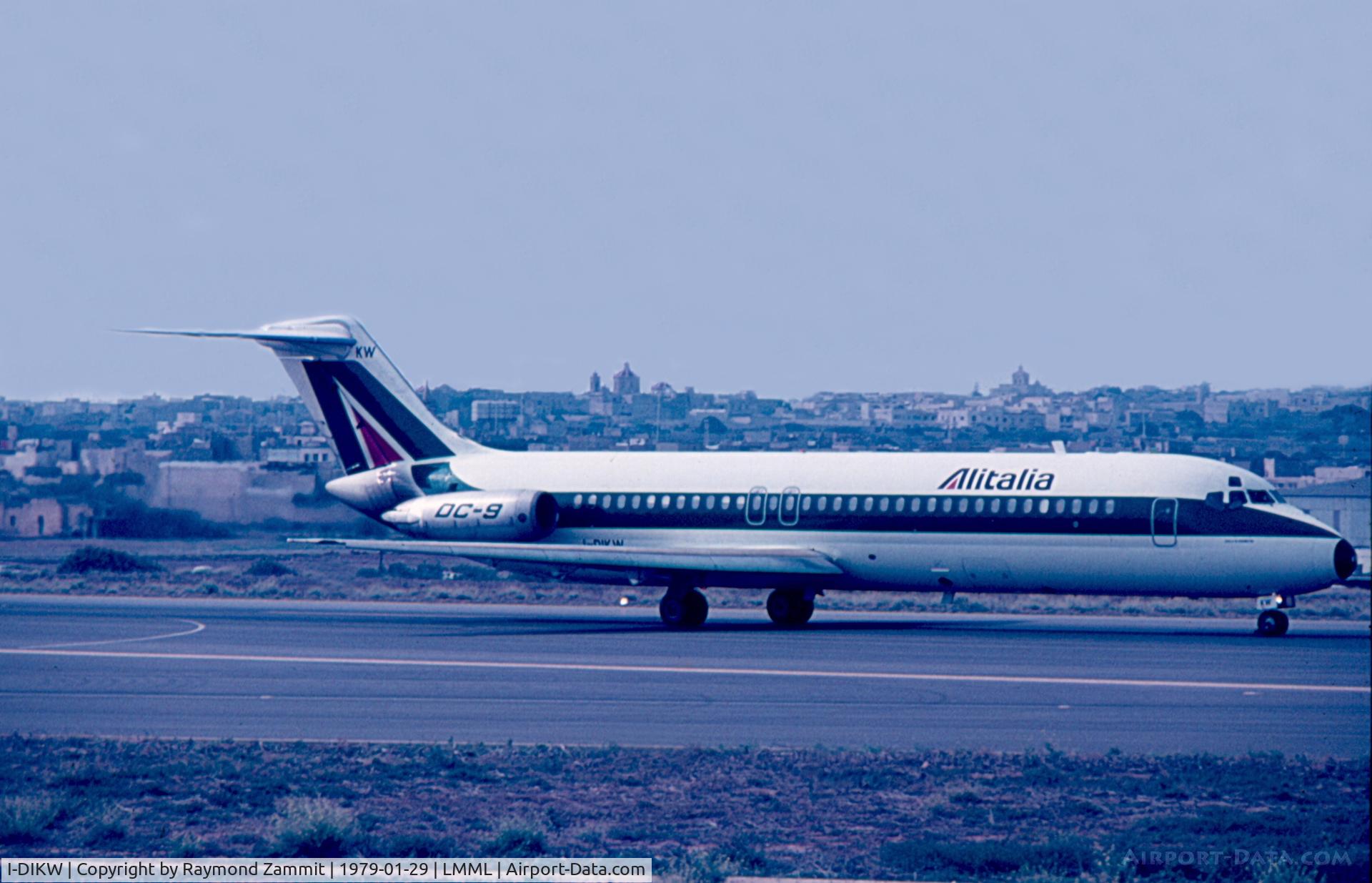 I-DIKW, 1968 Douglas DC-9-32 C/N 47283, DC-9 I-DIKW Alitalia